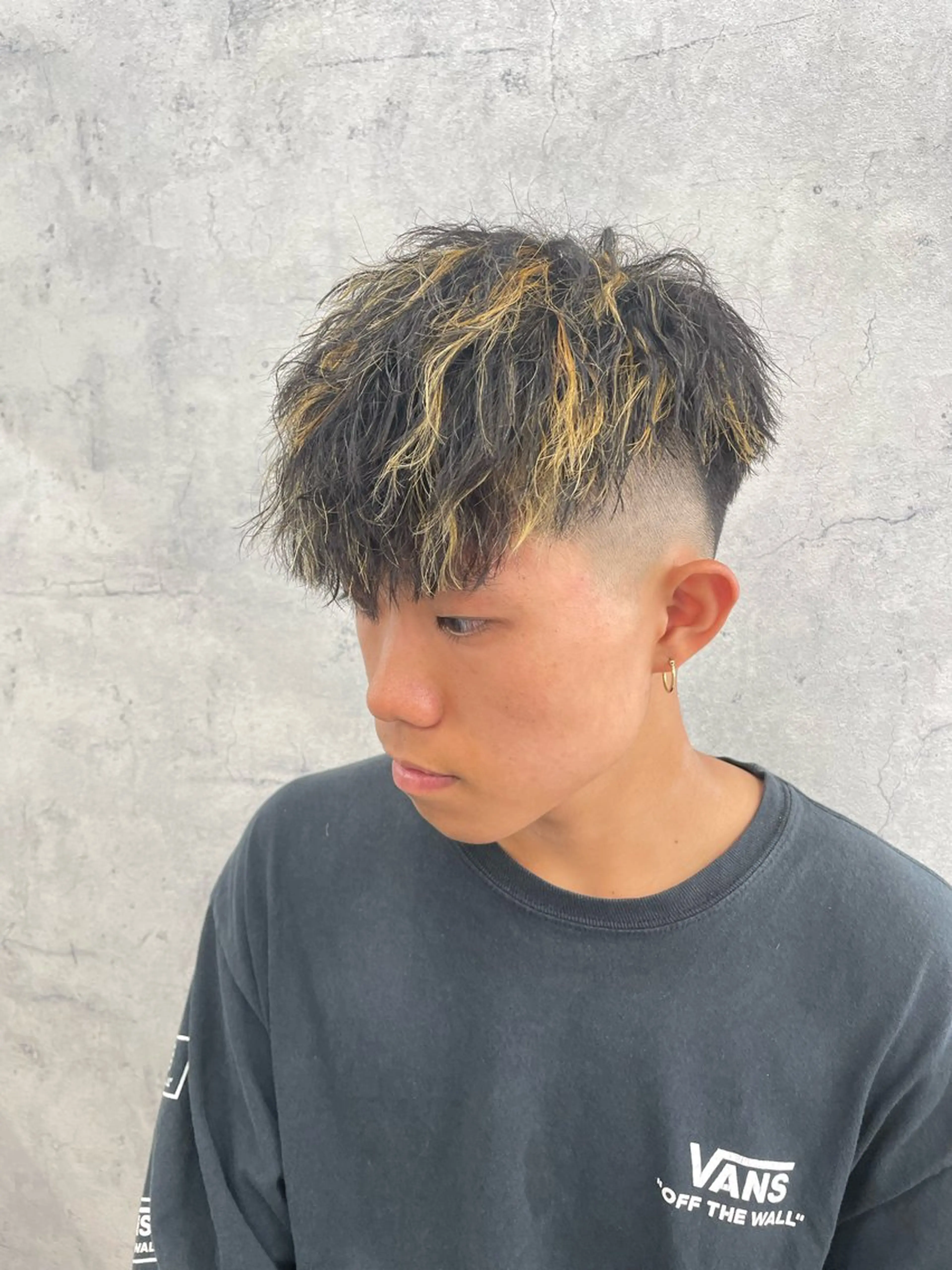 カラー パーマ メンズ カット ヘアカラー パーマ メンズ/パーマ KAZUKIのヘアスタイル