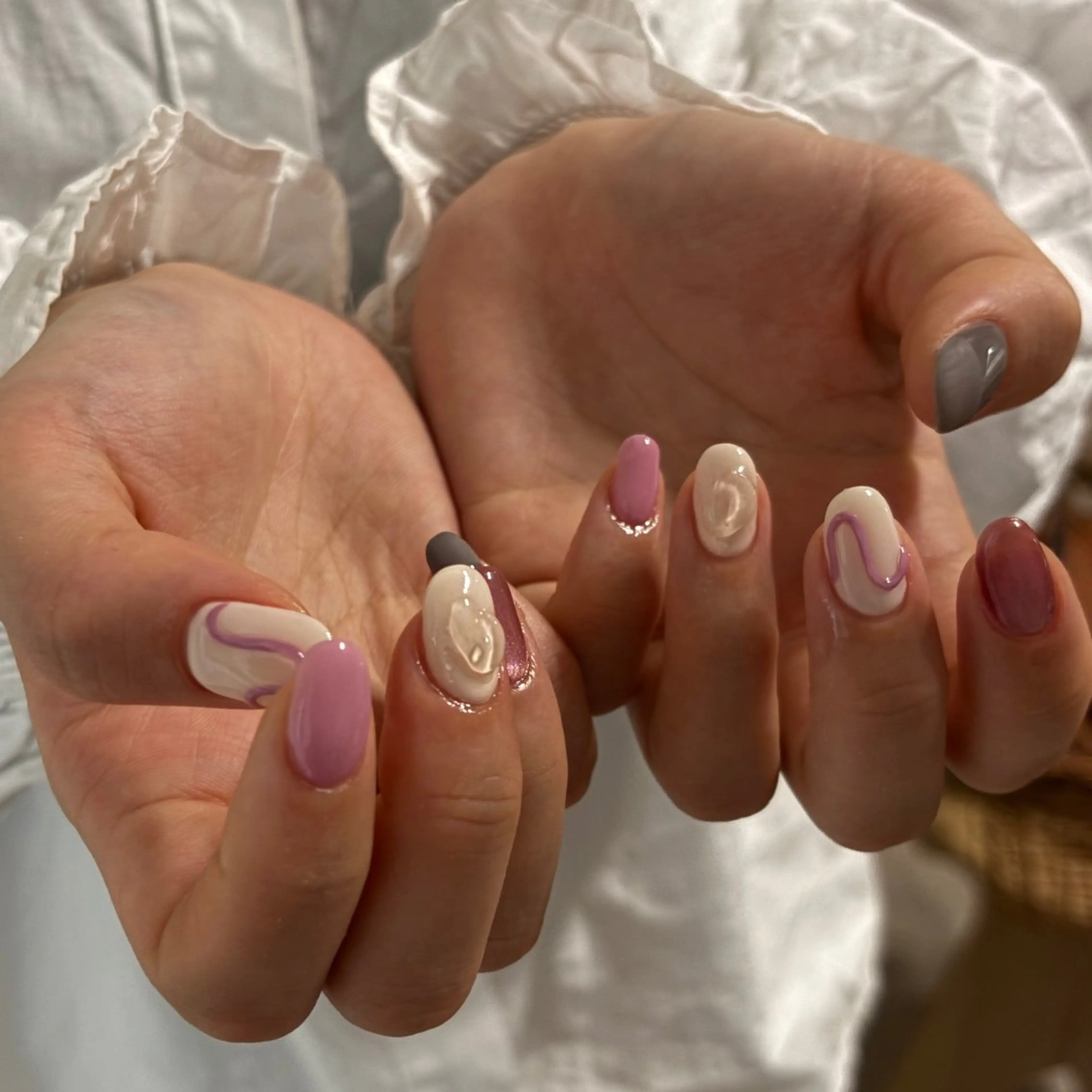 ネイル 春ネイル ハンドネイル cyaan所属・nail salon Cyaanのネイルデザイン