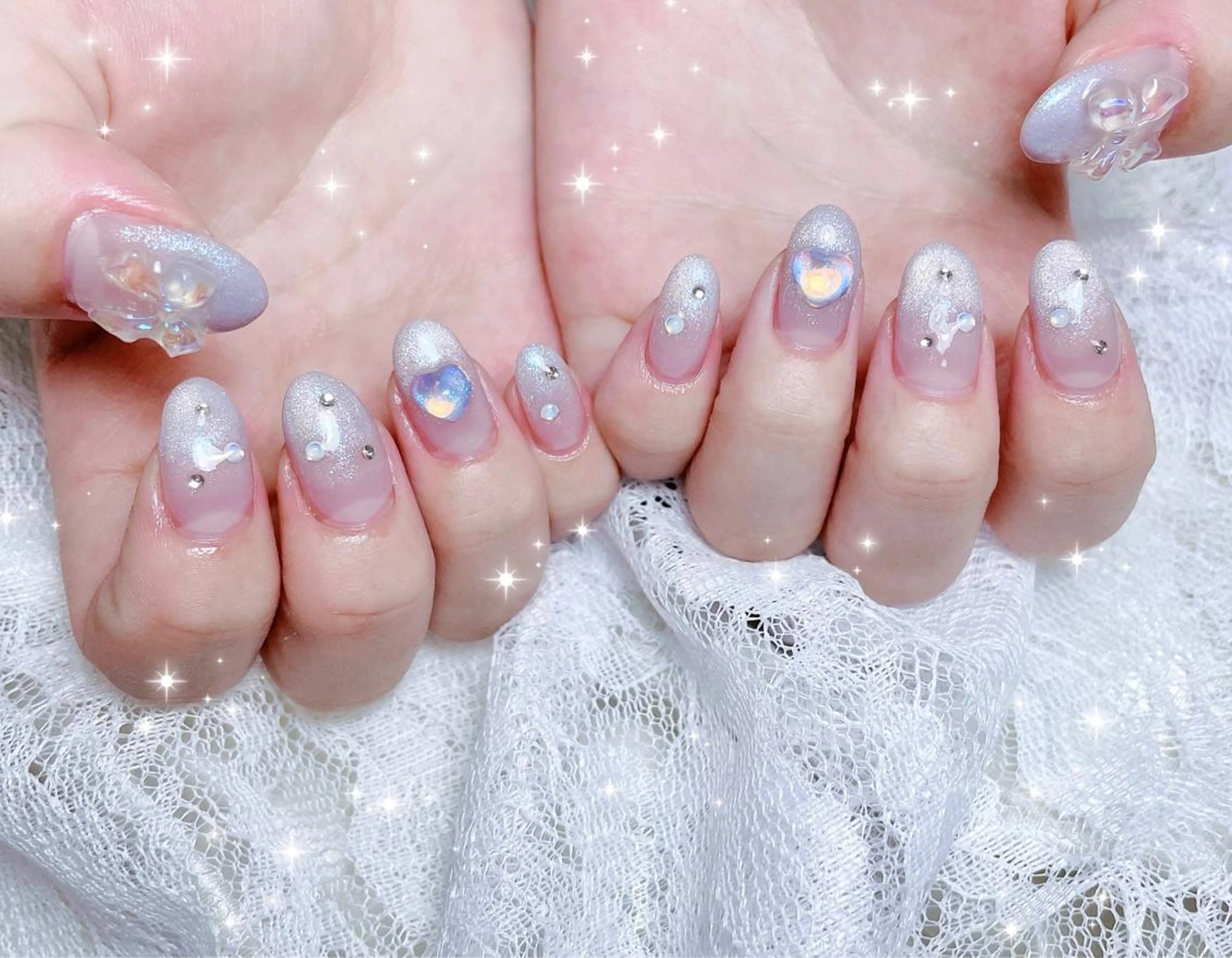 ネイル アートネイル マグネットネイル ハンドネイル FLARE NAIL フレアネイルのネイルデザイン