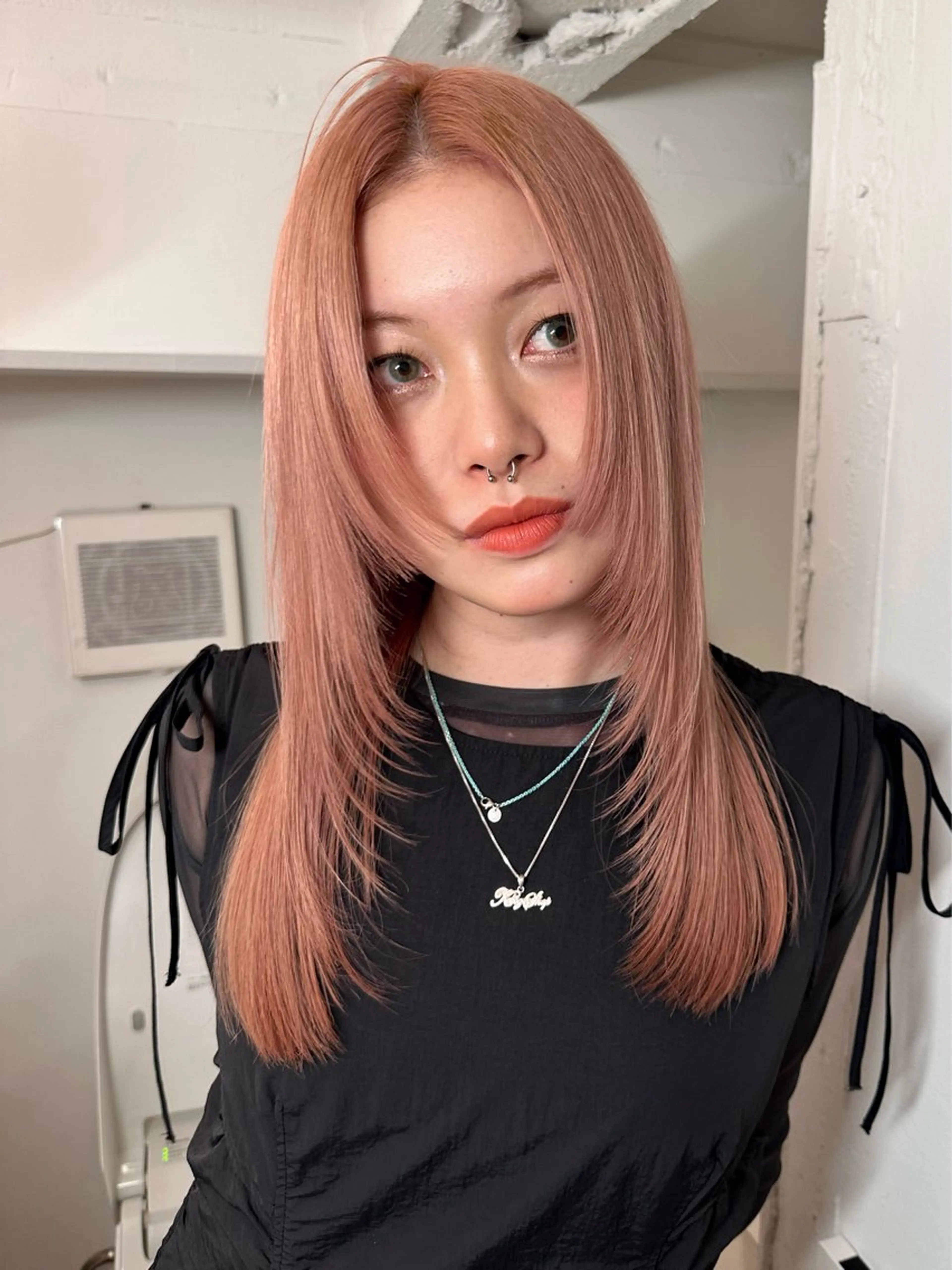 ロング カラー カット ヘアカラー Hana ハイトーン🕯🩰のヘアスタイル