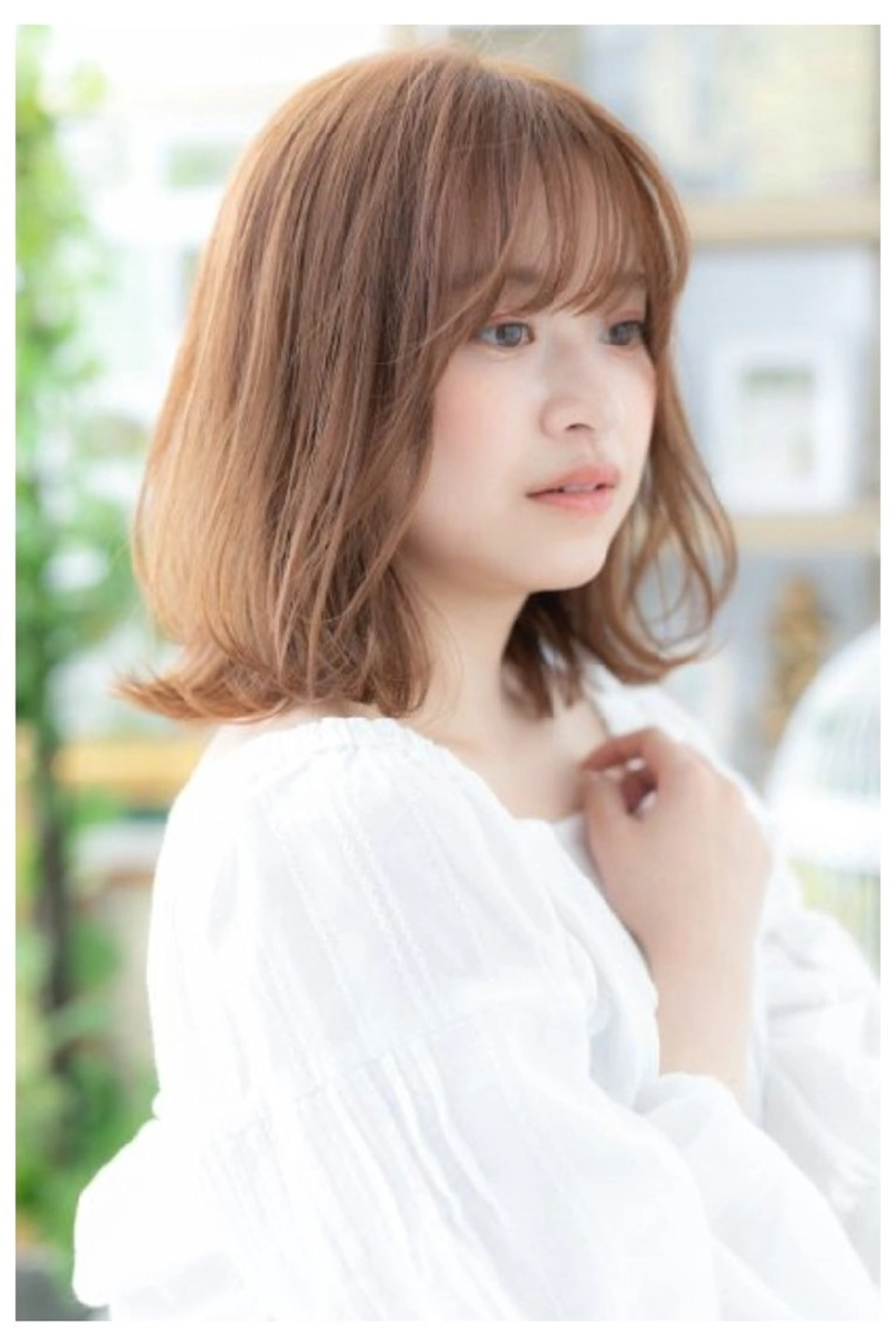 セミロング カラー 中野 雄介のヘアスタイル