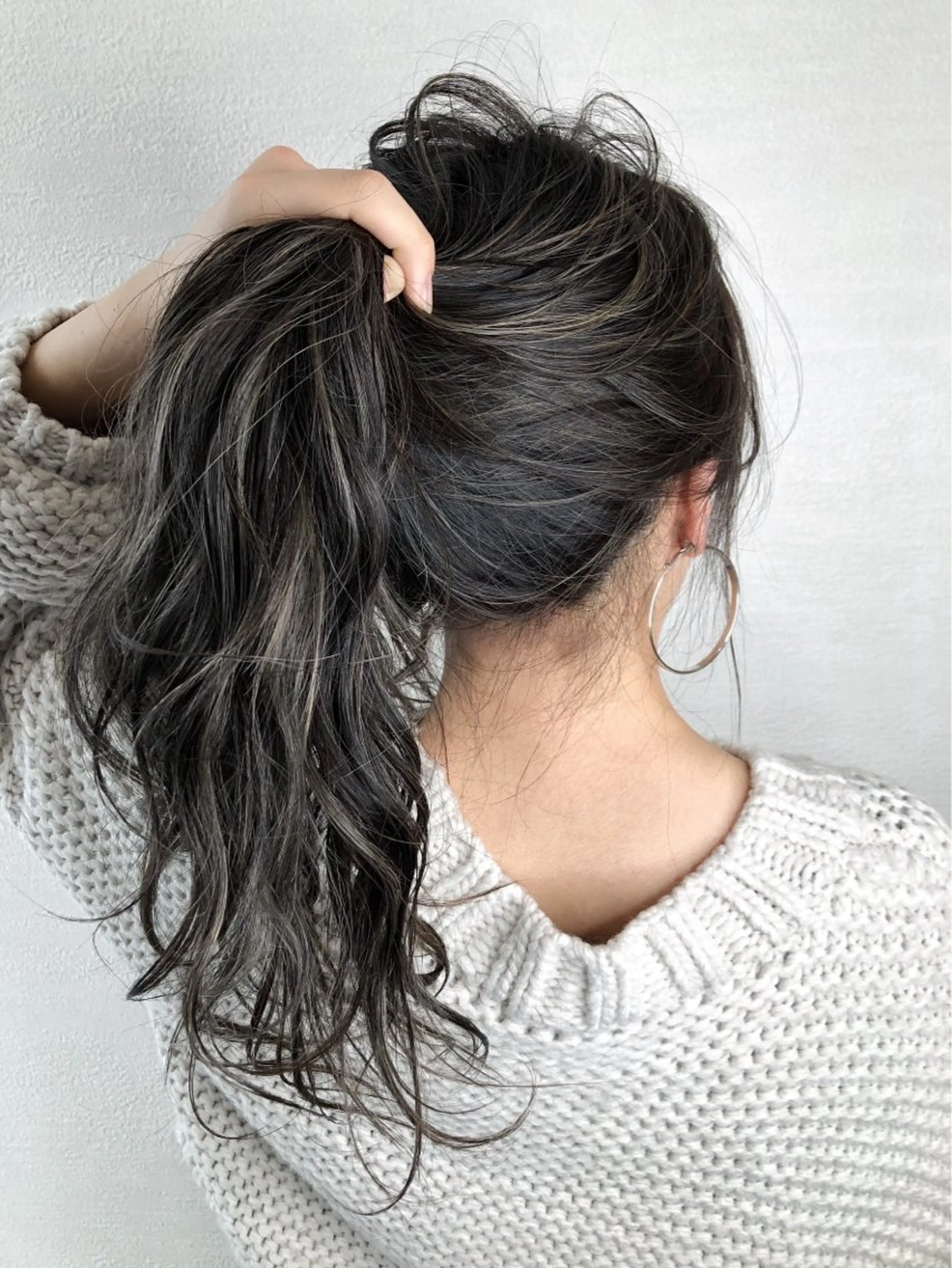 ダメージレス🐋ハイライトカラー(ケアブリーチ込み)+ oggiottoトリートメントの写真