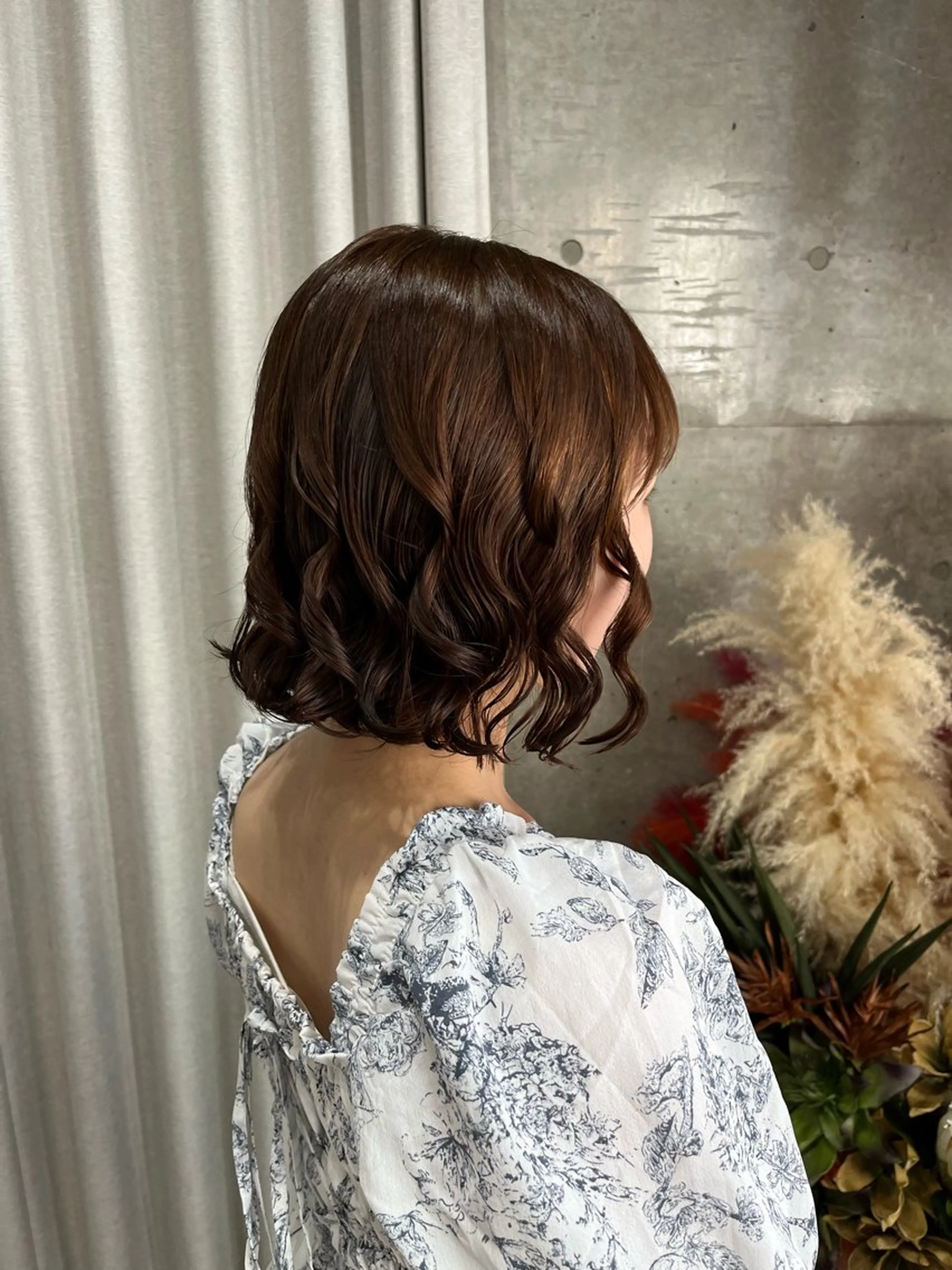 ショート パーマ カット パーマ ロングパーマ木村 ボブパーマのヘアスタイル