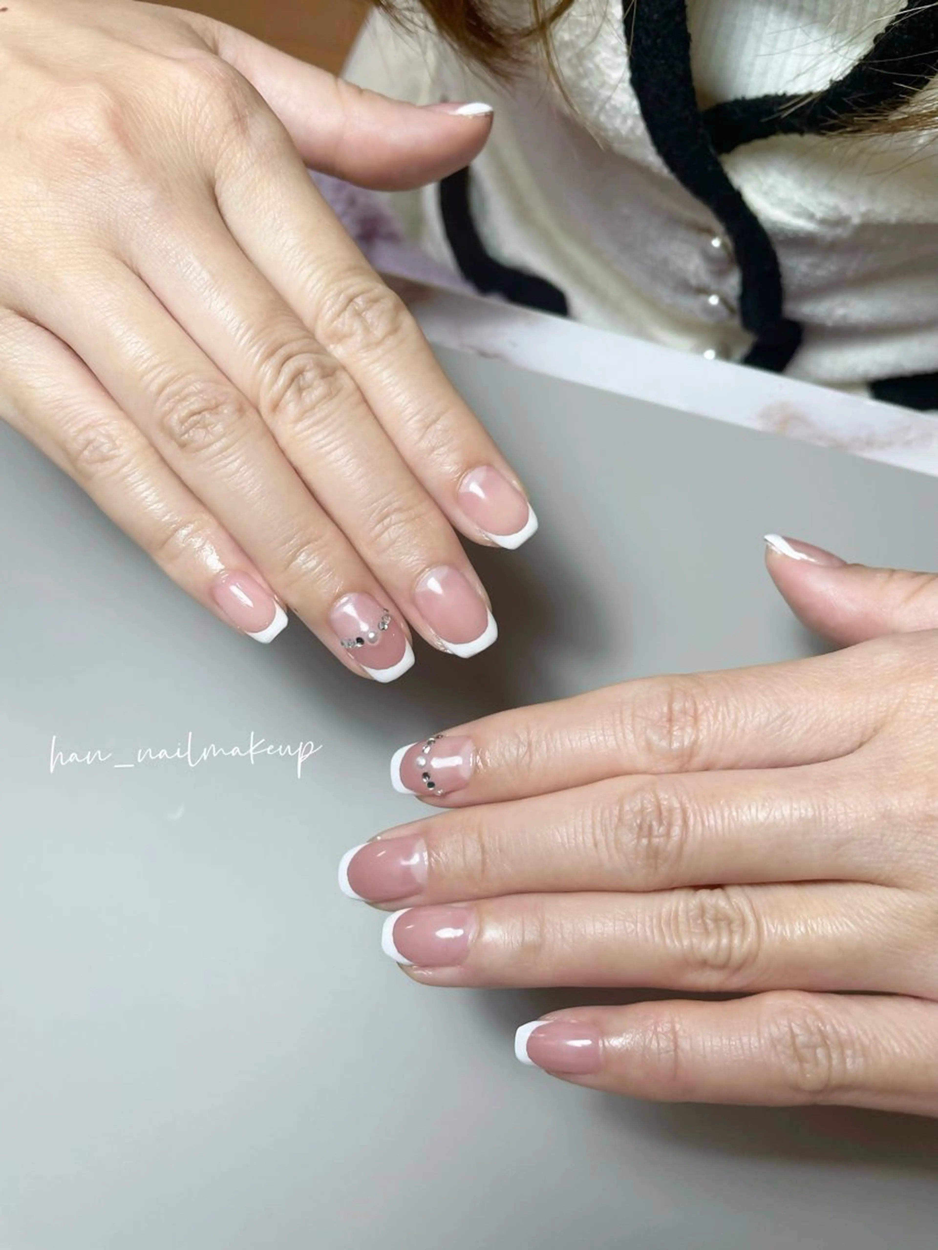 ネイル フレンチネイル グラデーション ハンドネイル Himari Nail Salonのネイルデザイン