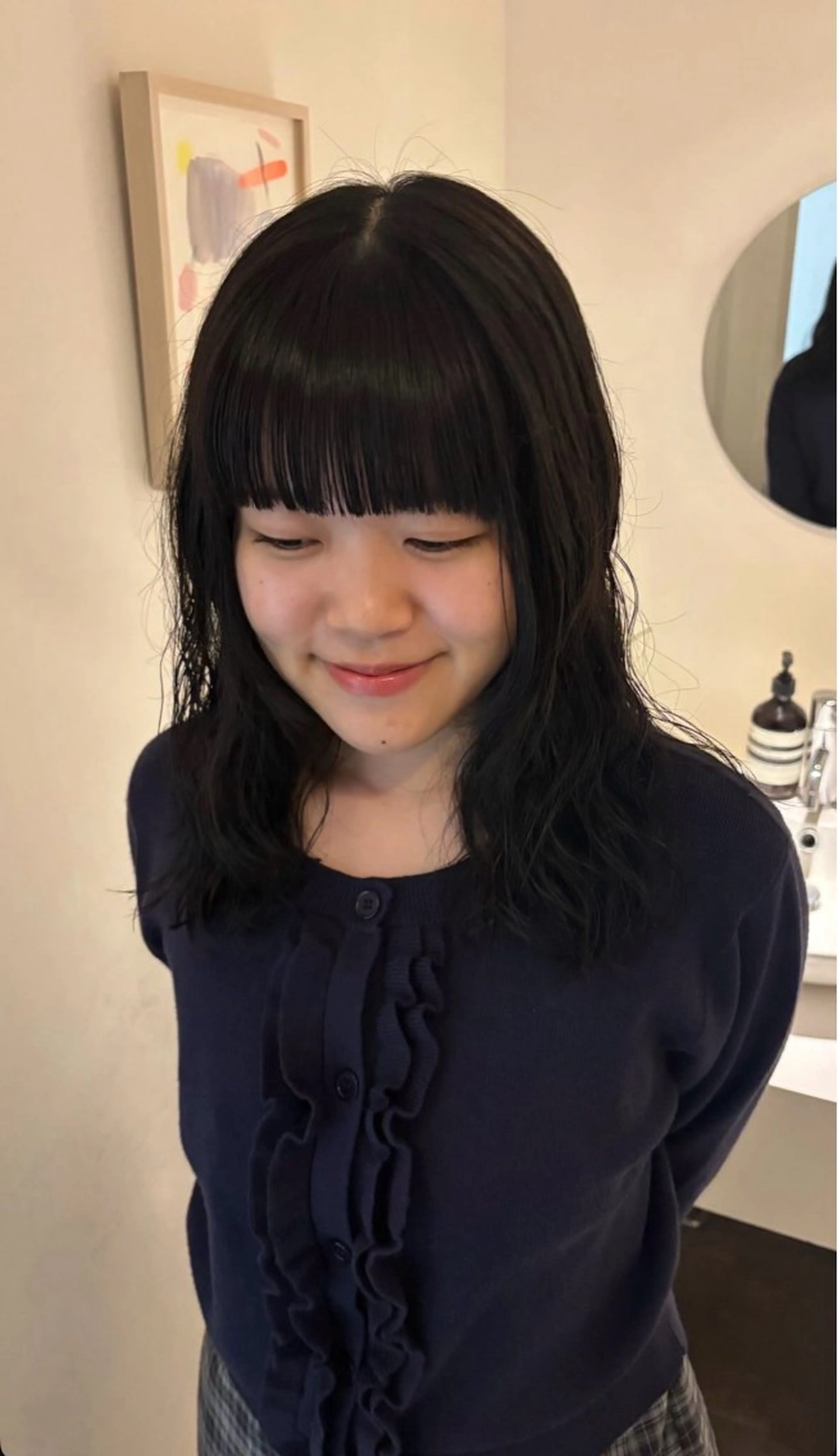 パーマ➕透明感カラー➕silkトリートメントの写真