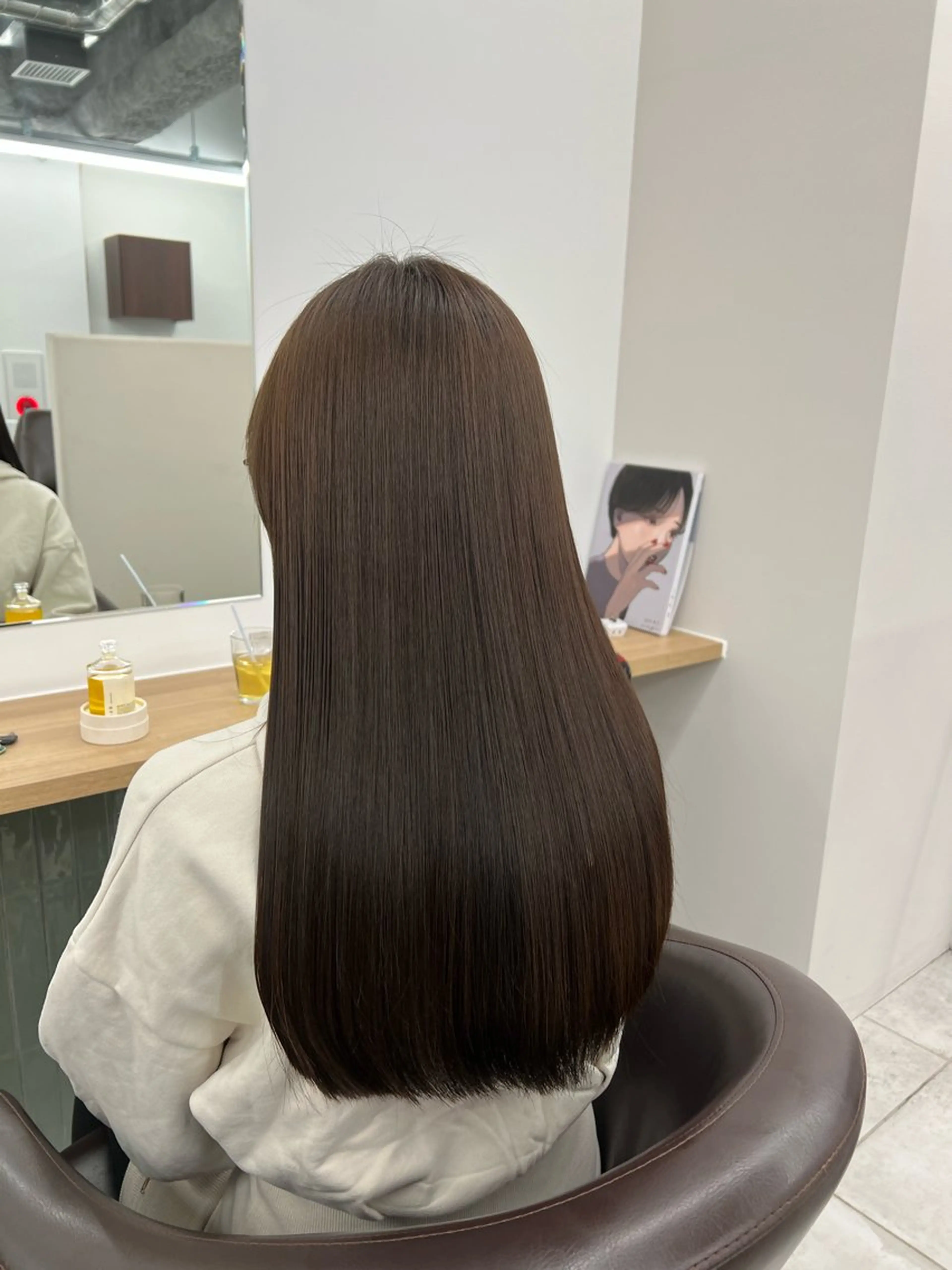 ロング カラー カット ヘアカラー トリートメント 赤みゼロ/透明感 カラー🌿KANTAのヘアスタイル