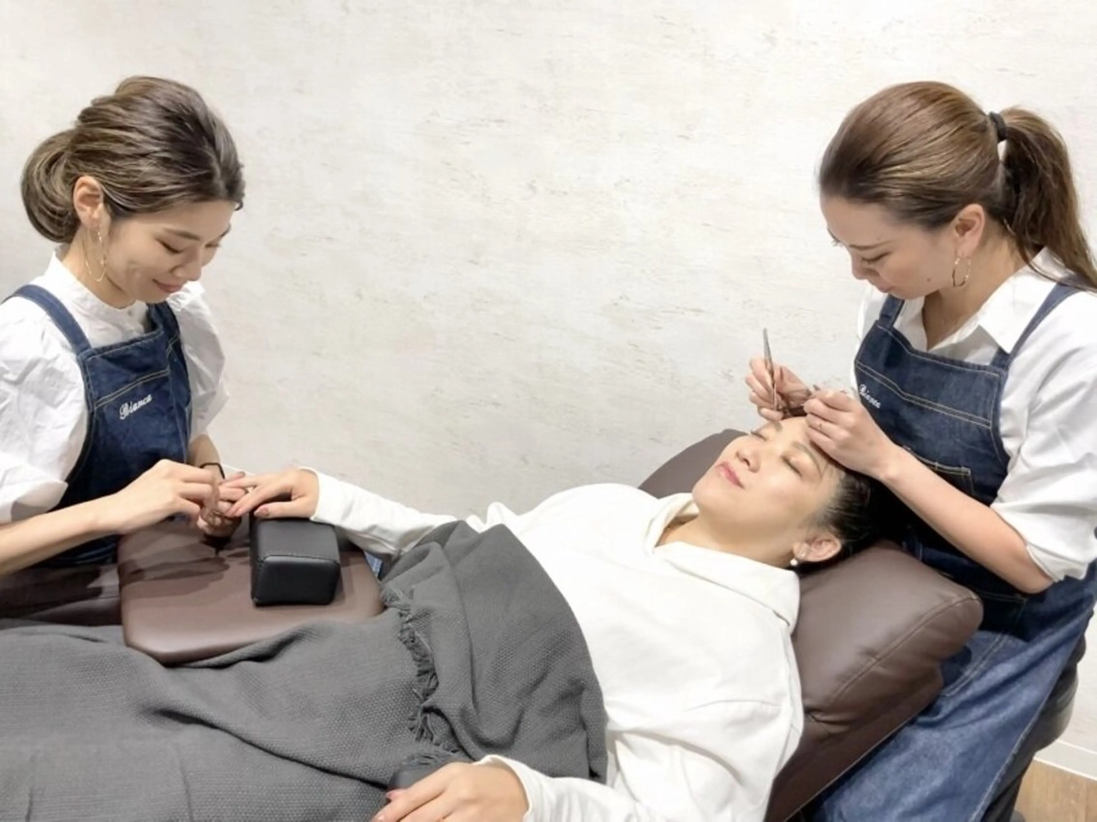 同時施術‼️🍒まつ毛パーマorエクステ＋ハンドorフットネイル🍒¥10630​〜​の写真