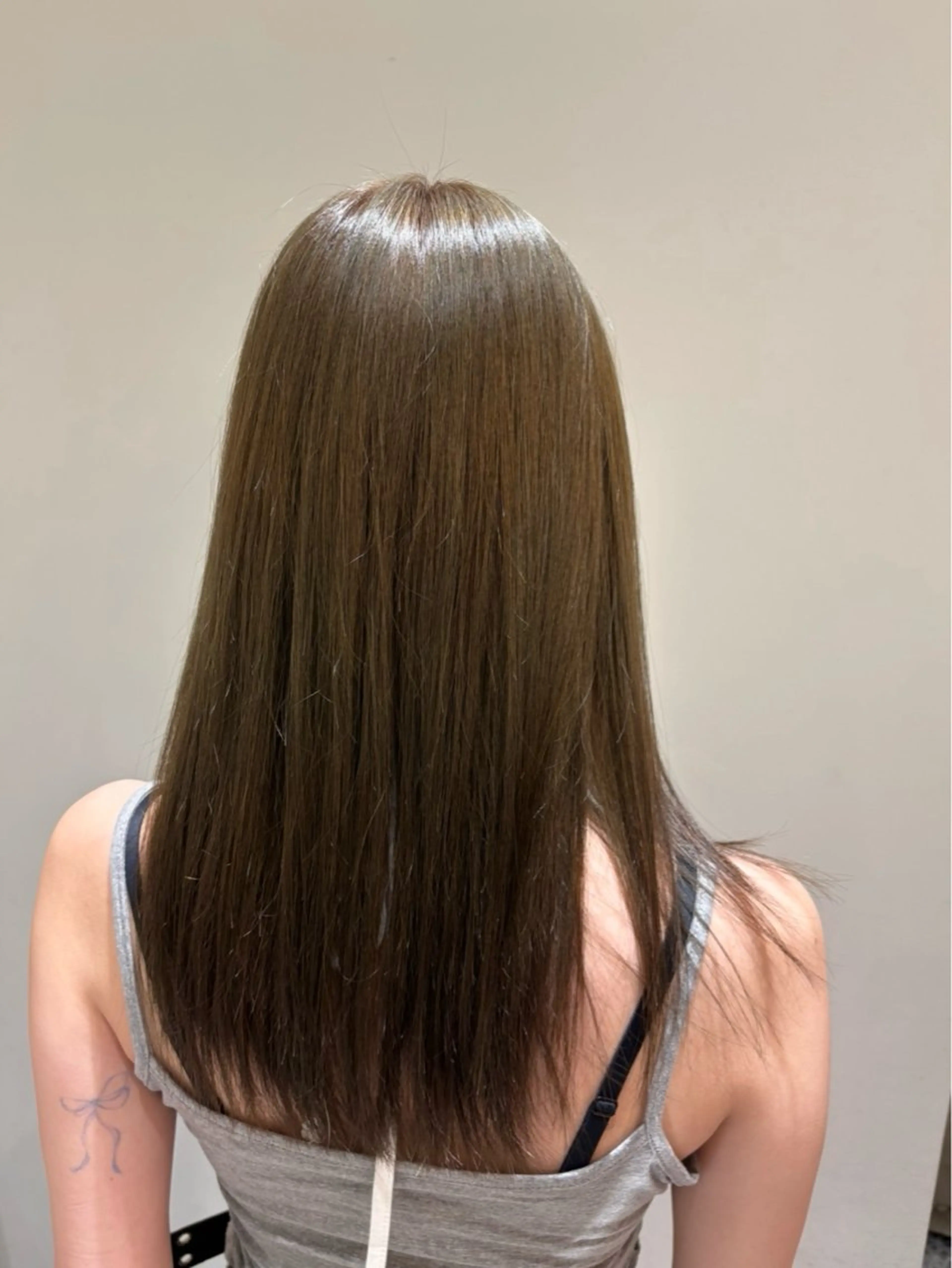 セミロング カラー ブリーチ ブリーチなしカラー みく⌇Amas 〚カットモデル募集〛のヘアスタイル