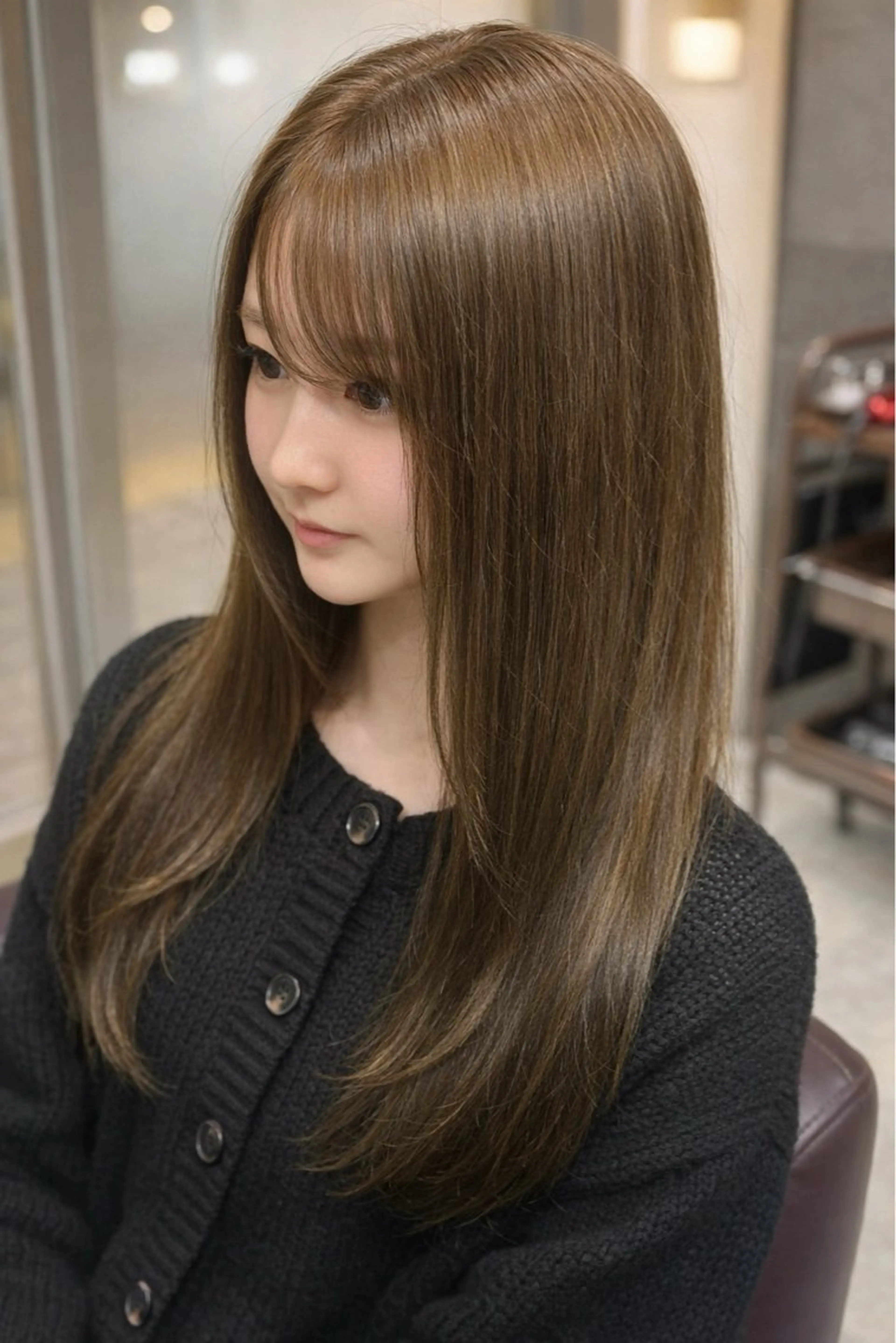 カラー ベージュカラー オリーブベージュ ヘアカラー Yoshida neiroのヘアスタイル