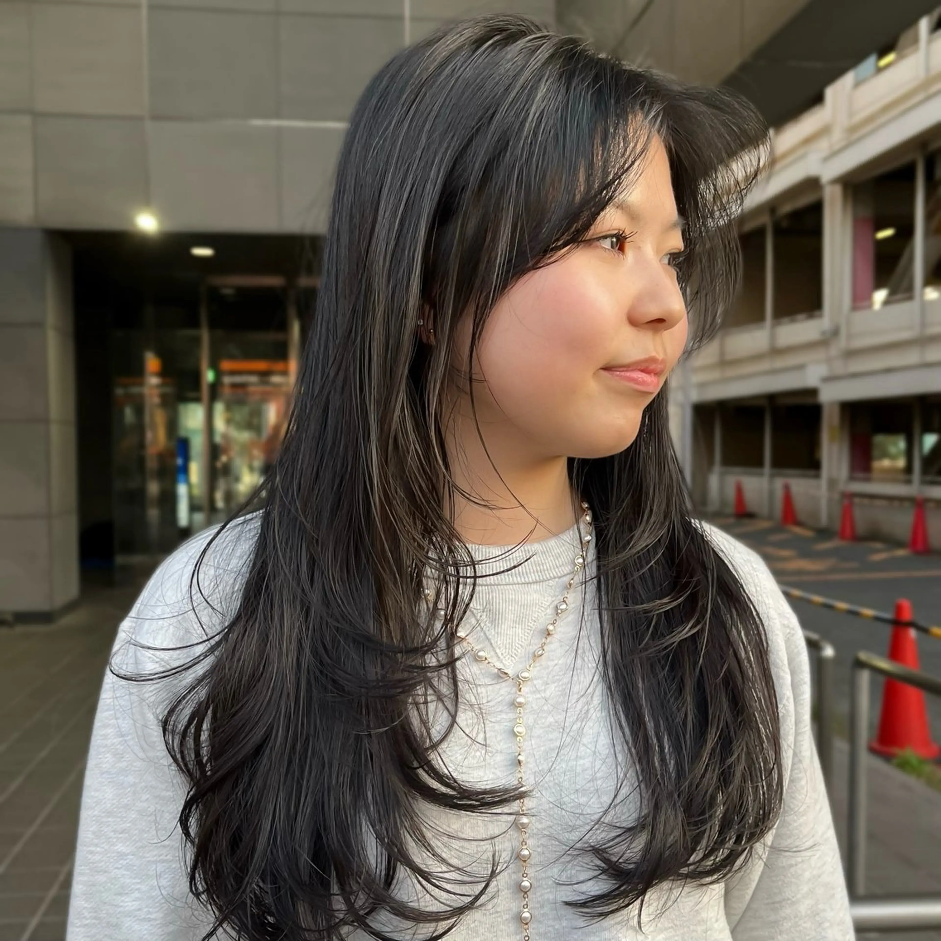 ロング カット たおちゃん／レイヤー ／透明感カラーのヘアスタイル