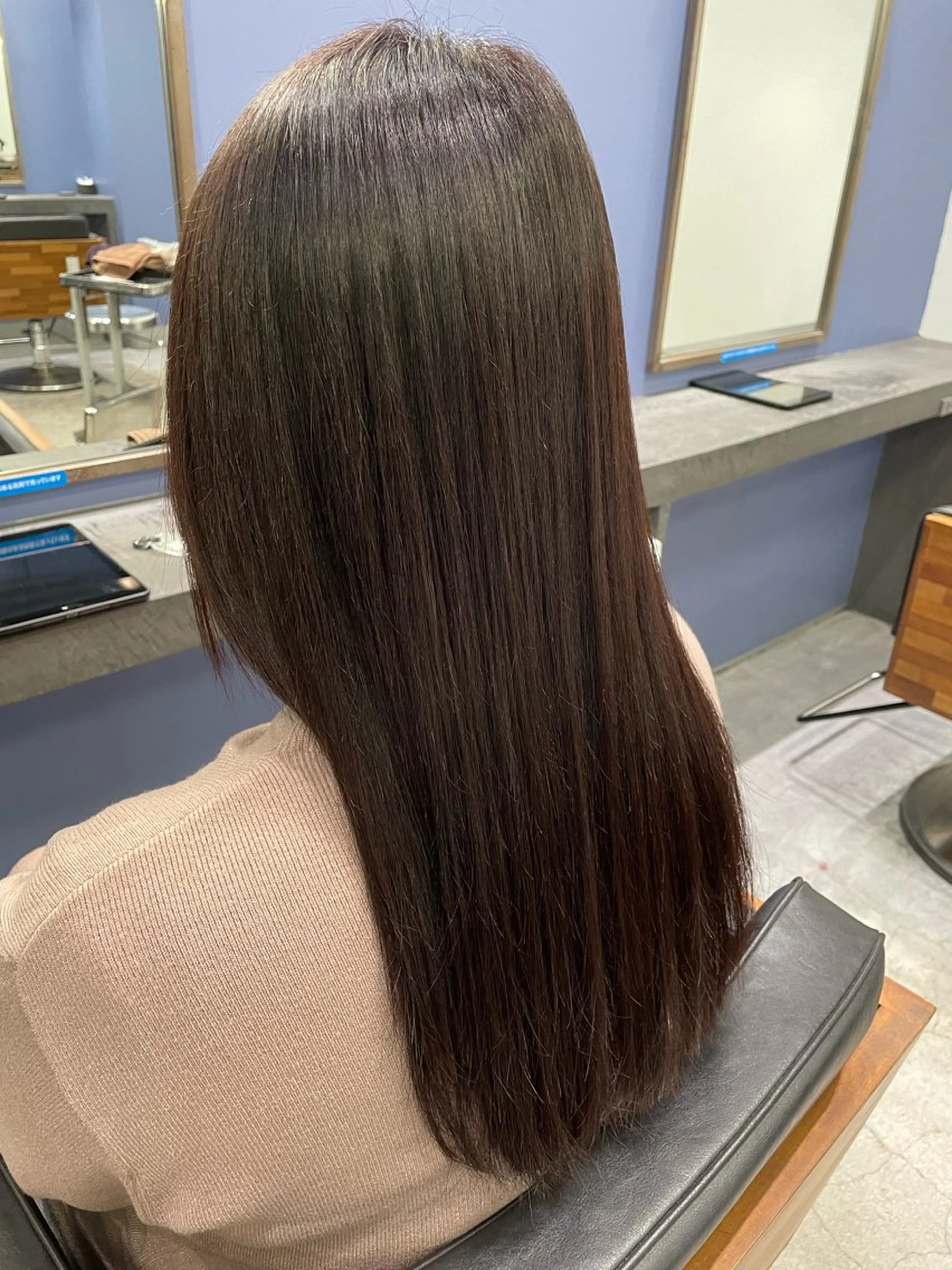 ロング カラー ヘアカラー トリートメント 🌿長尾俊汰🌿 透明感カラーのヘアスタイル