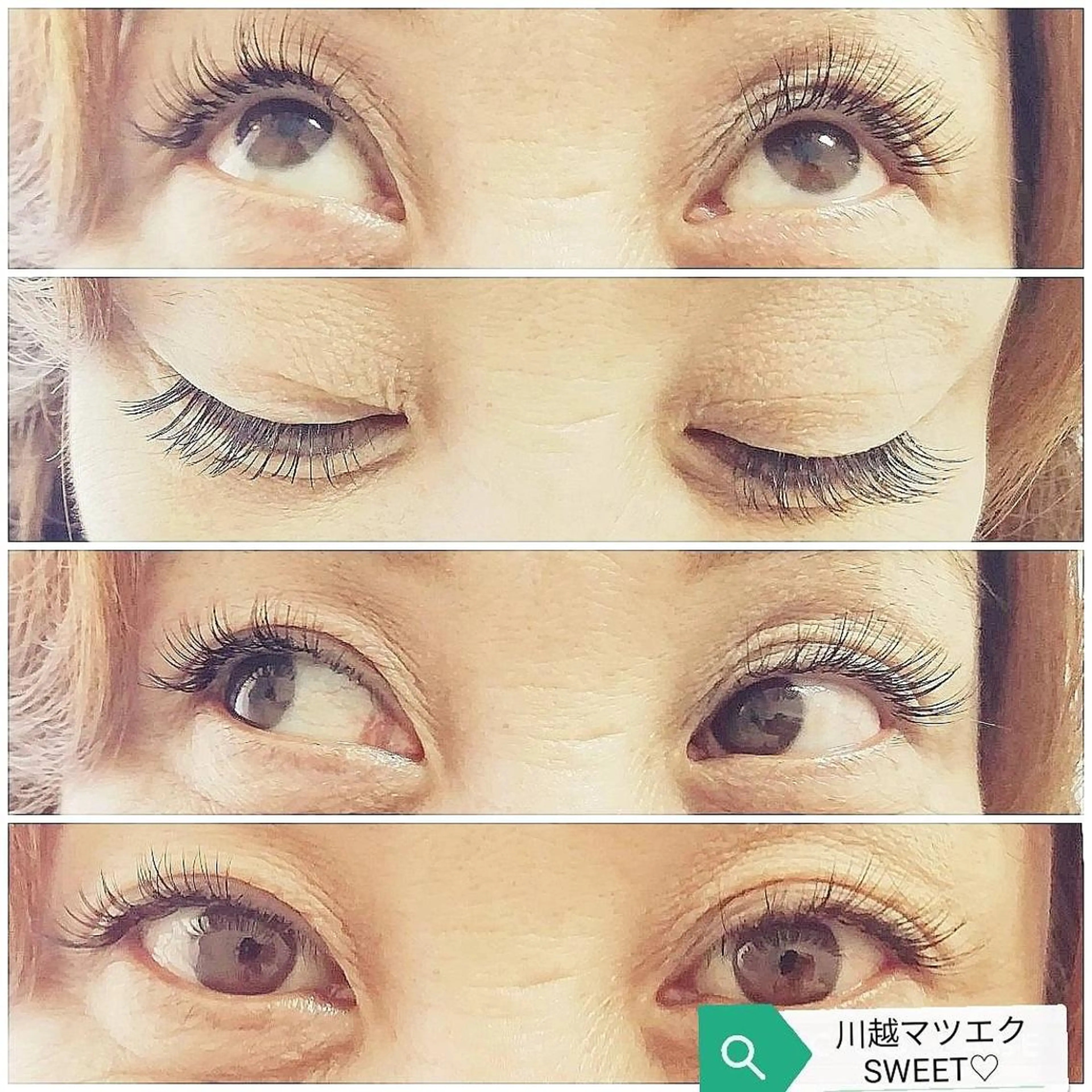 マツエク・マツパ プライベートサロン フェリスのマツエク・マツパデザイン