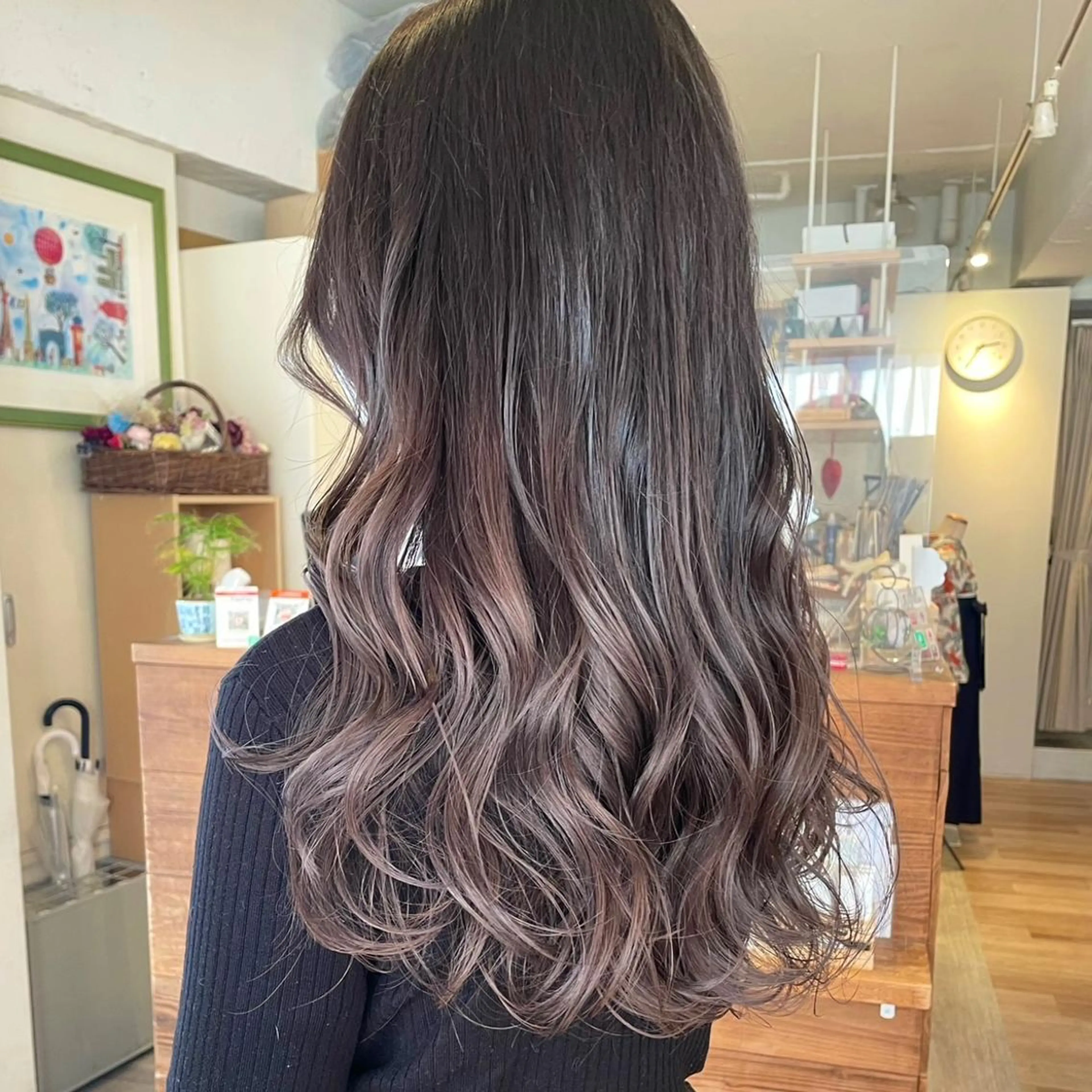 ロング カラー ベージュカラー ブリーチ ケアブリーチ ダブルカラー グラデーションカラー 𝙎𝙚𝙞𝙧𝙖 ☆カット/パーマのヘアスタイル