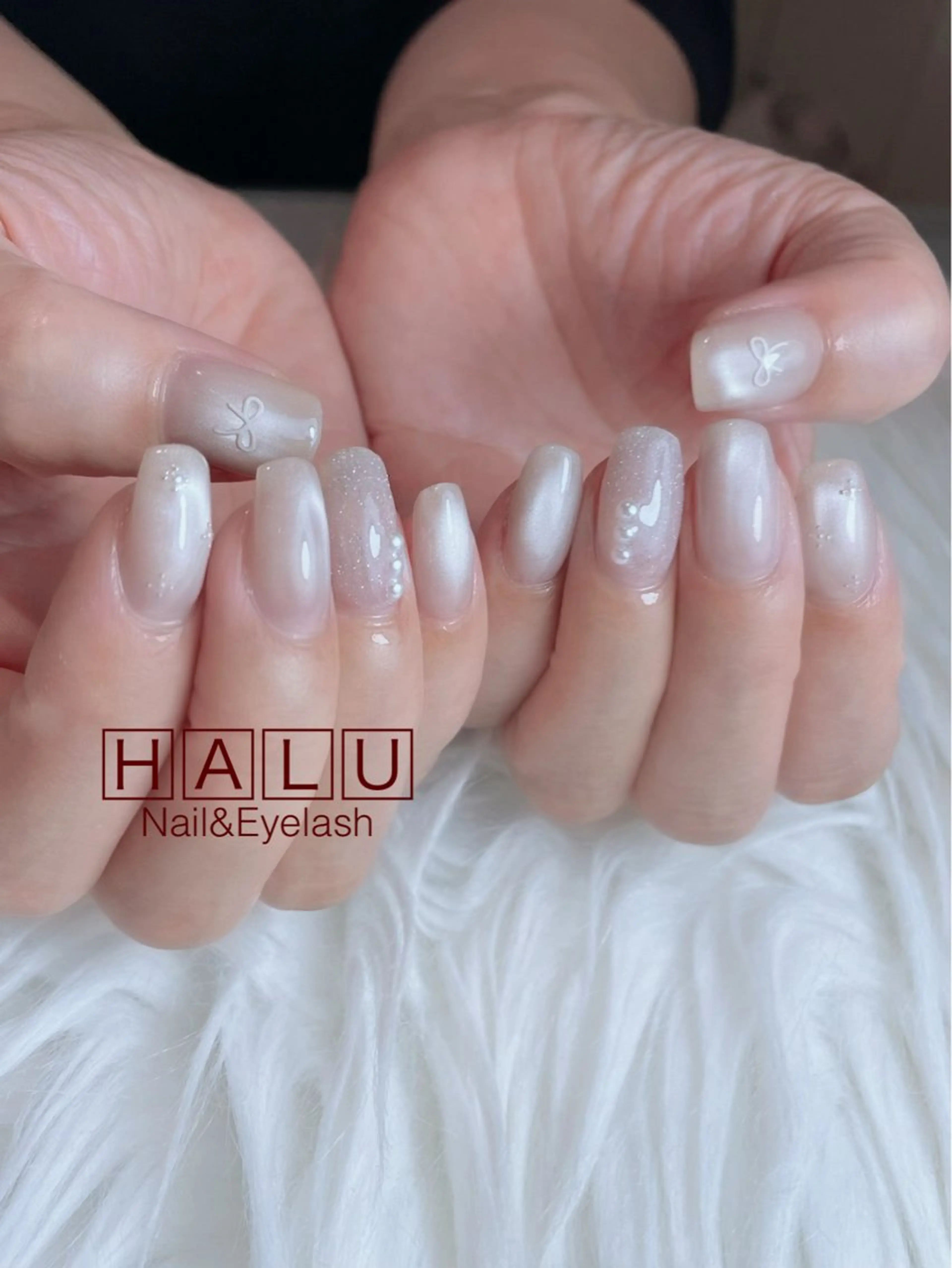 ネイル フラッシュネイル マグネットネイル HALU ハルのネイルデザイン