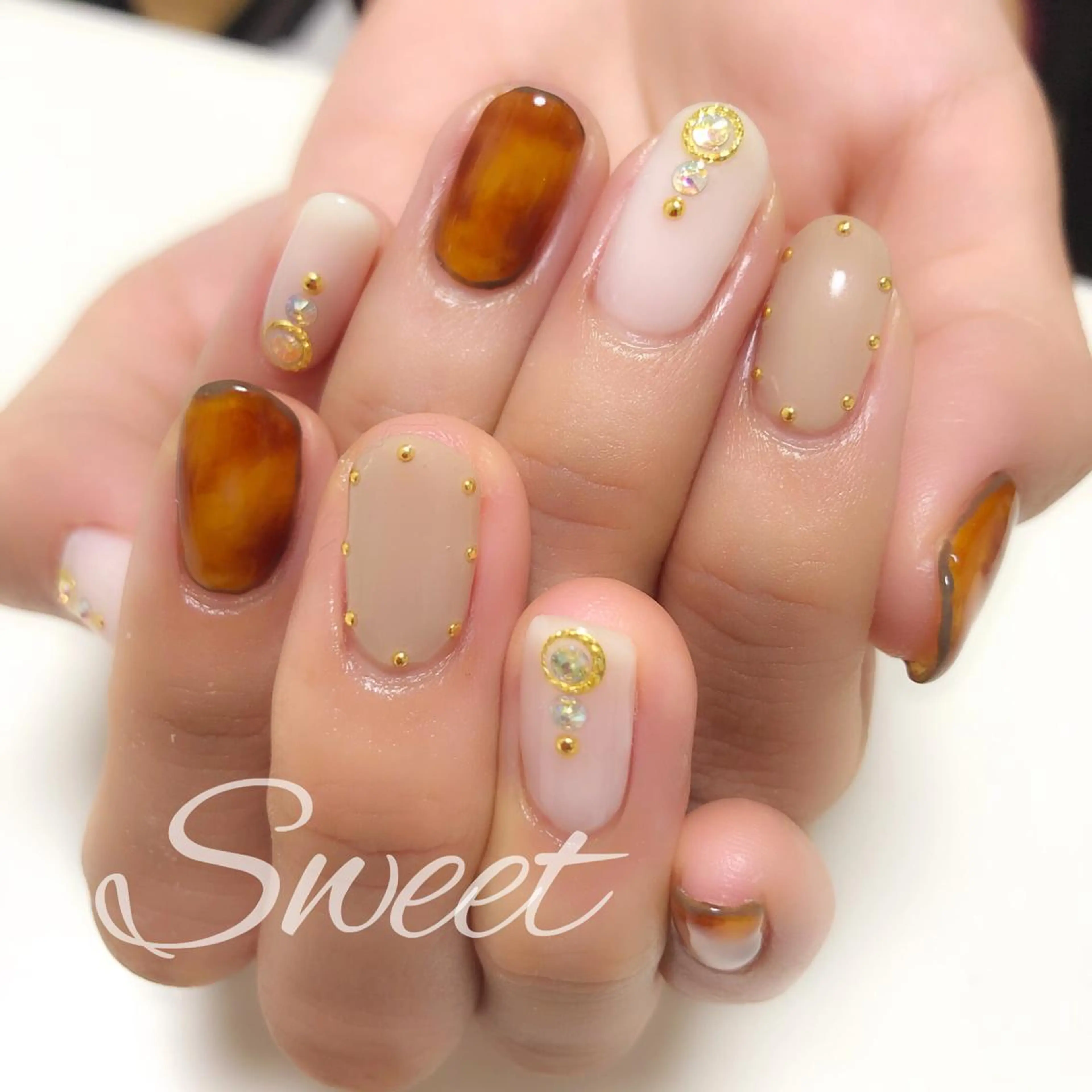 ネイル ハンドネイル sweet 仲野陽子のネイルデザイン