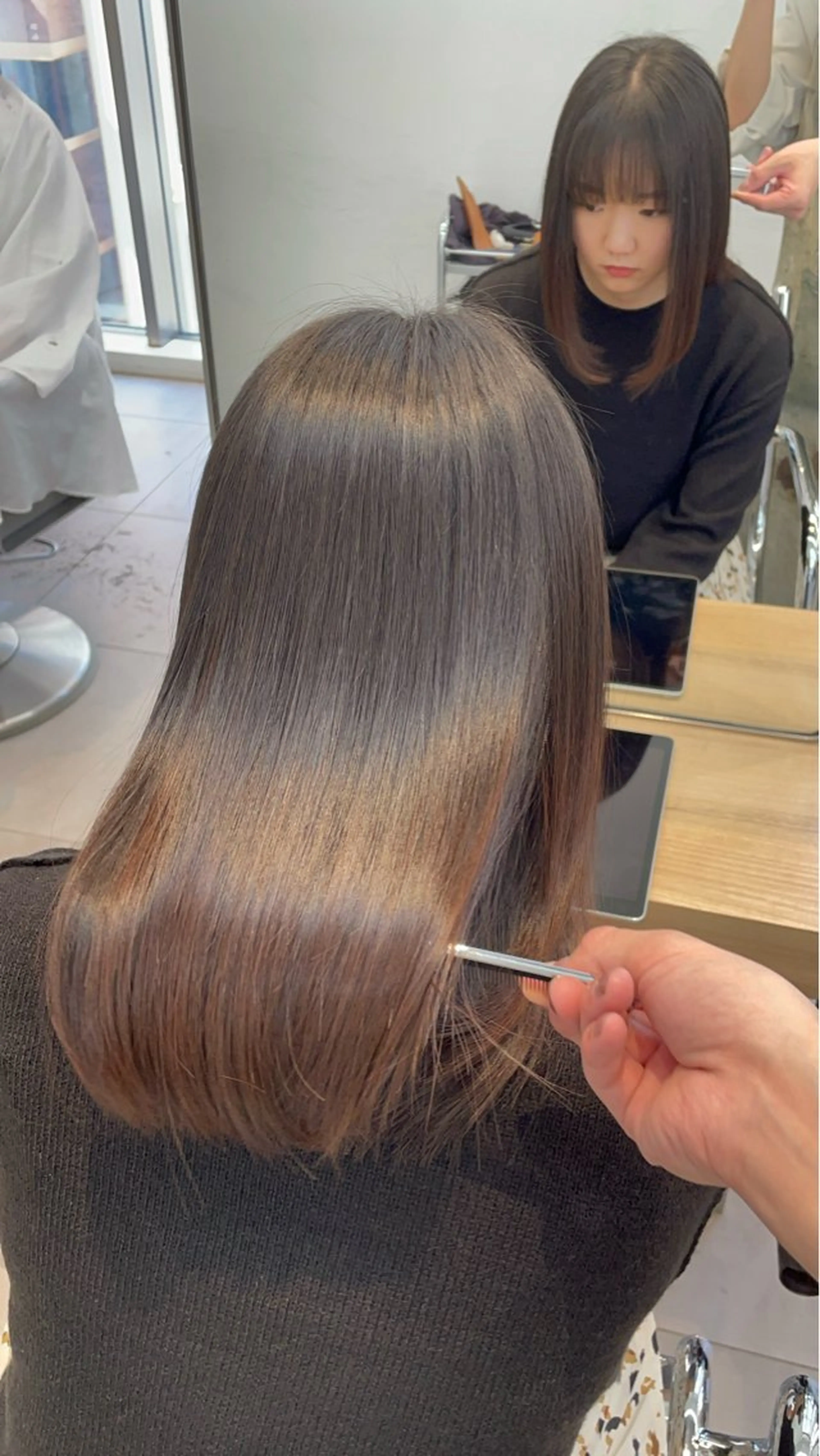 セミロング 髪質改善 トリートメント ✨髪質改善✨美髪 矯正🫧小泉のヘアスタイル