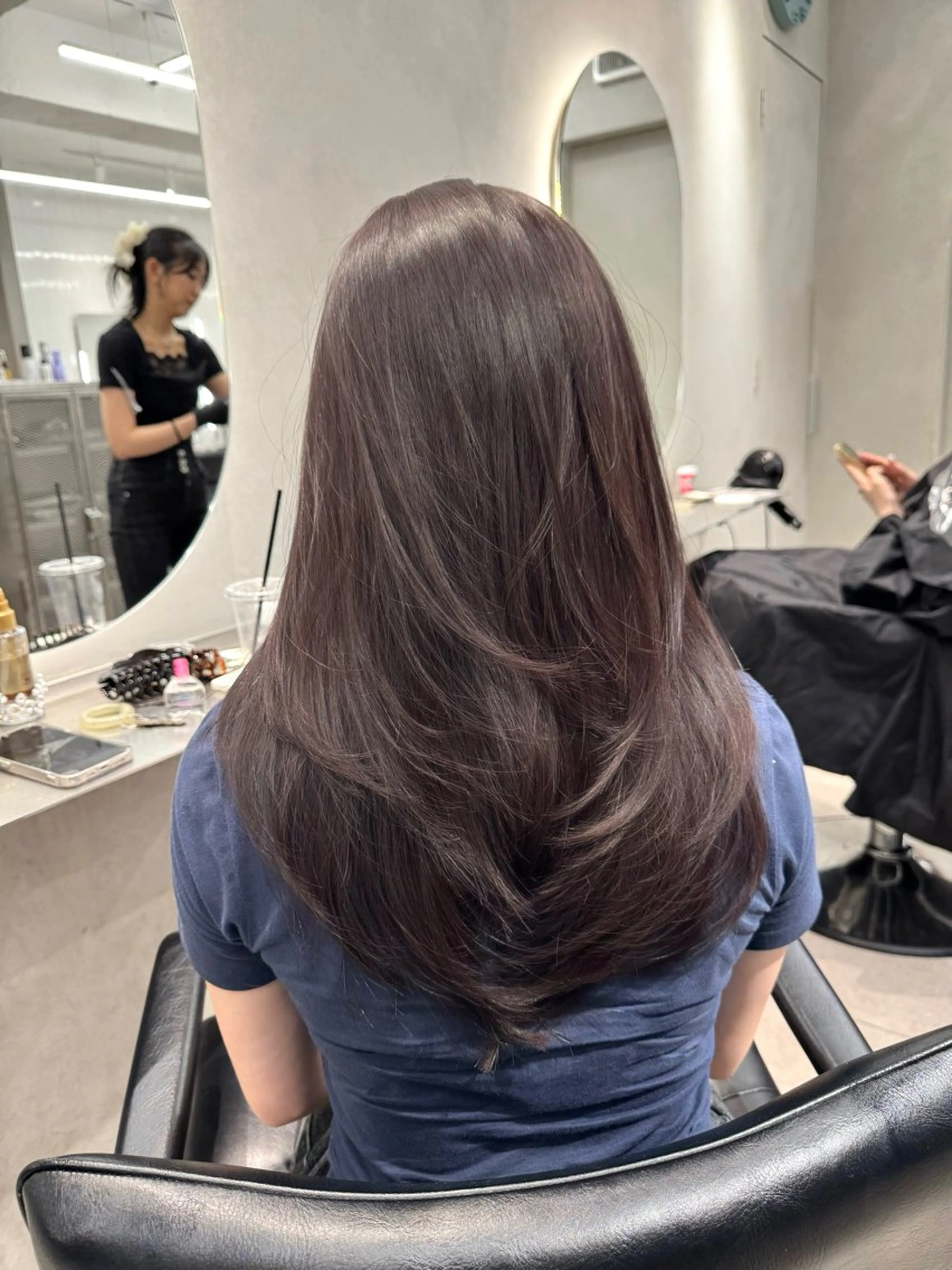 ロング カラー ハイレイヤー レイヤーカット カット トリートメント ✨レイヤーカット 海外ヘア/原宿✨のヘアスタイル