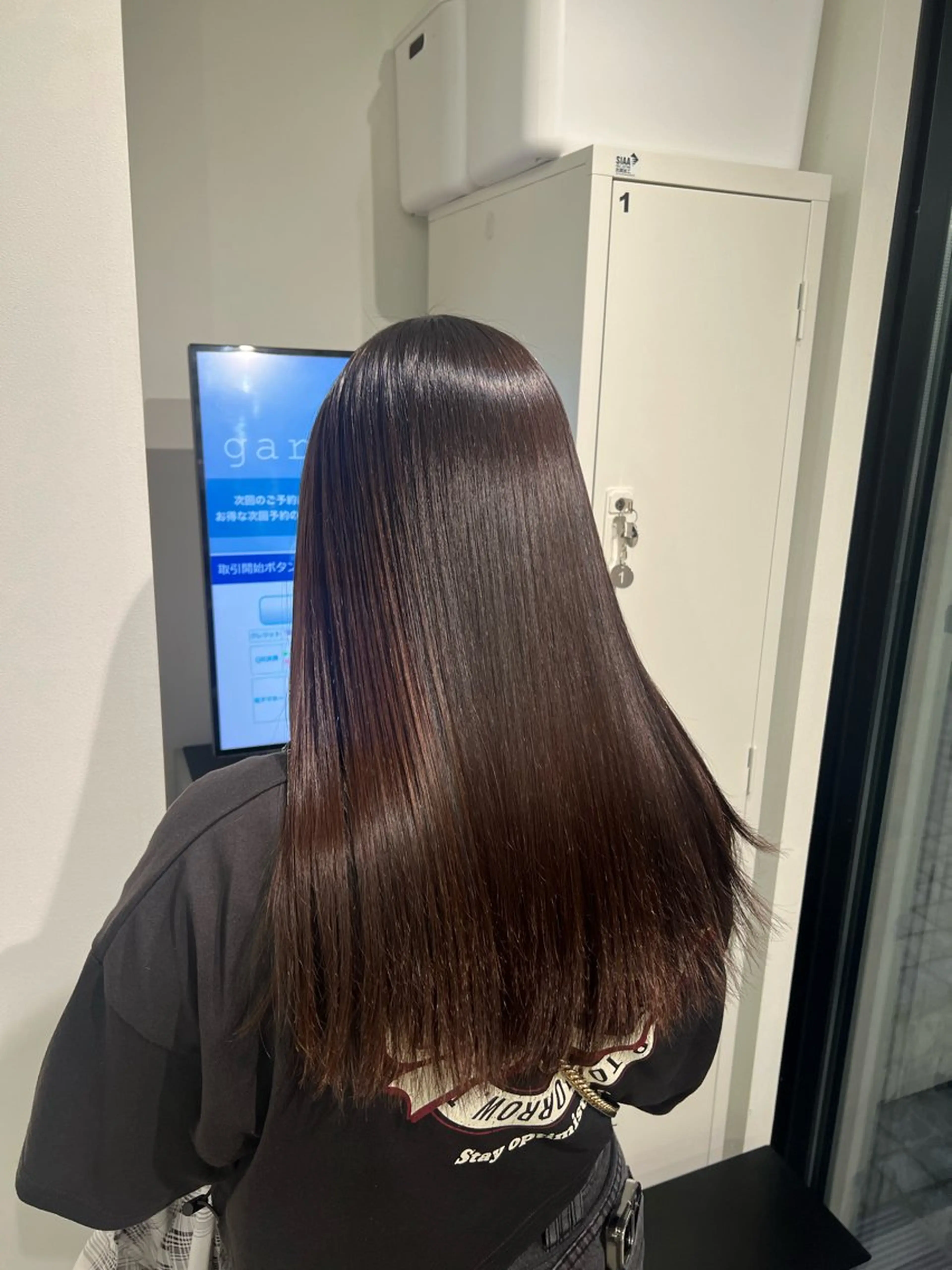 ロング パーマ kei/透明感カラー /縮毛矯正/メンズのヘアスタイル