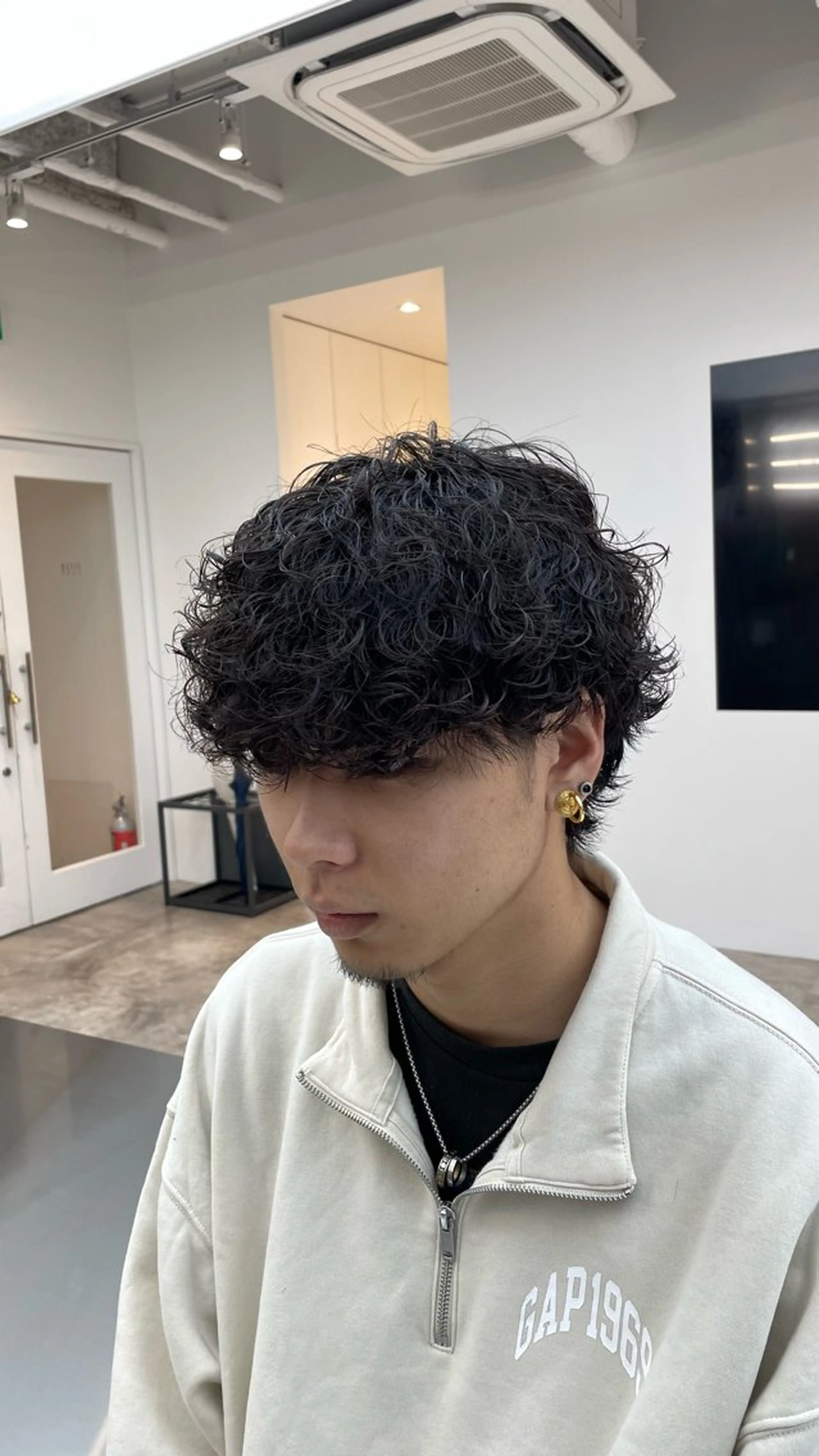 パーマ メンズ カット パーマ fifth 阿部楓のヘアスタイル