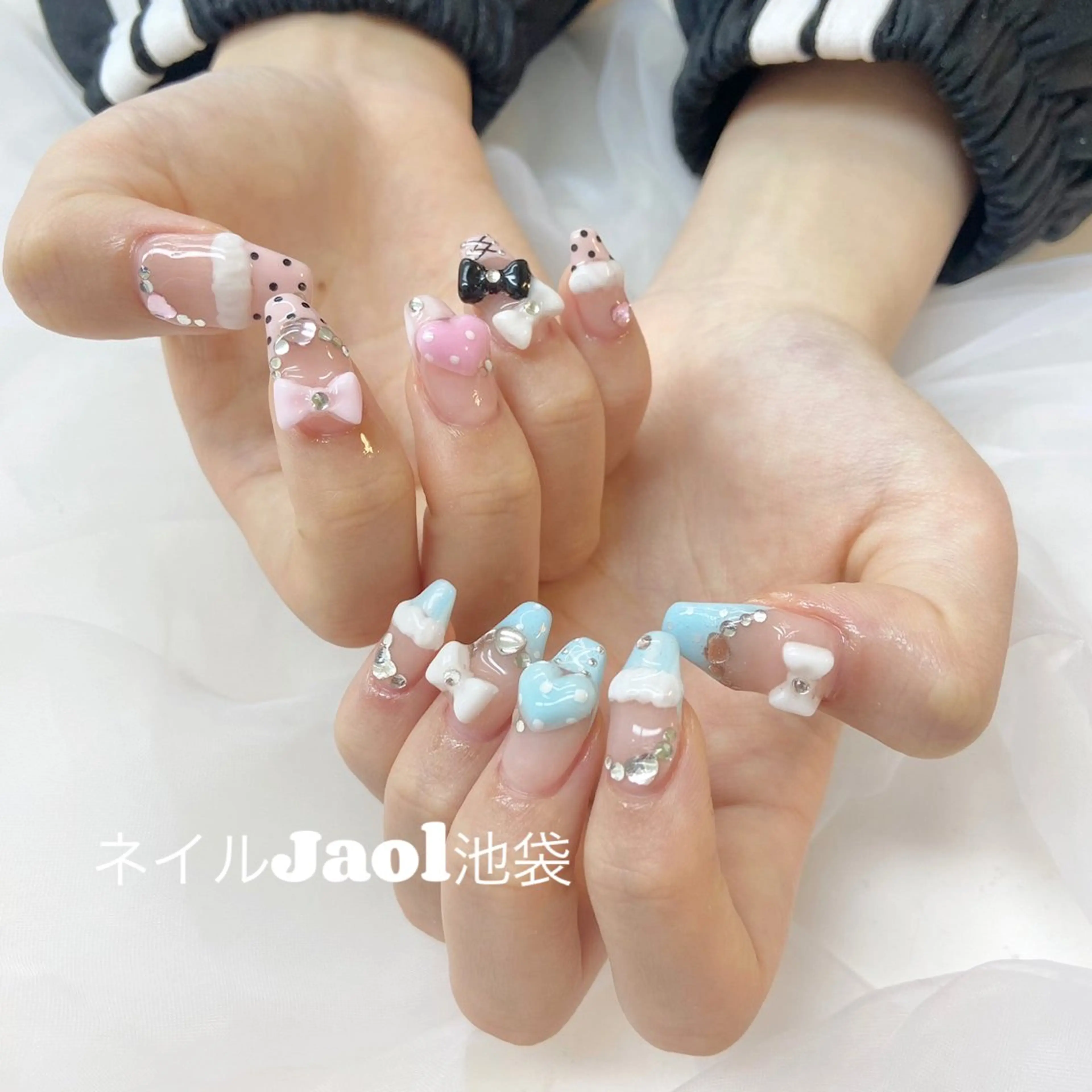 ロング ネイルJaol 池袋のネイルデザイン