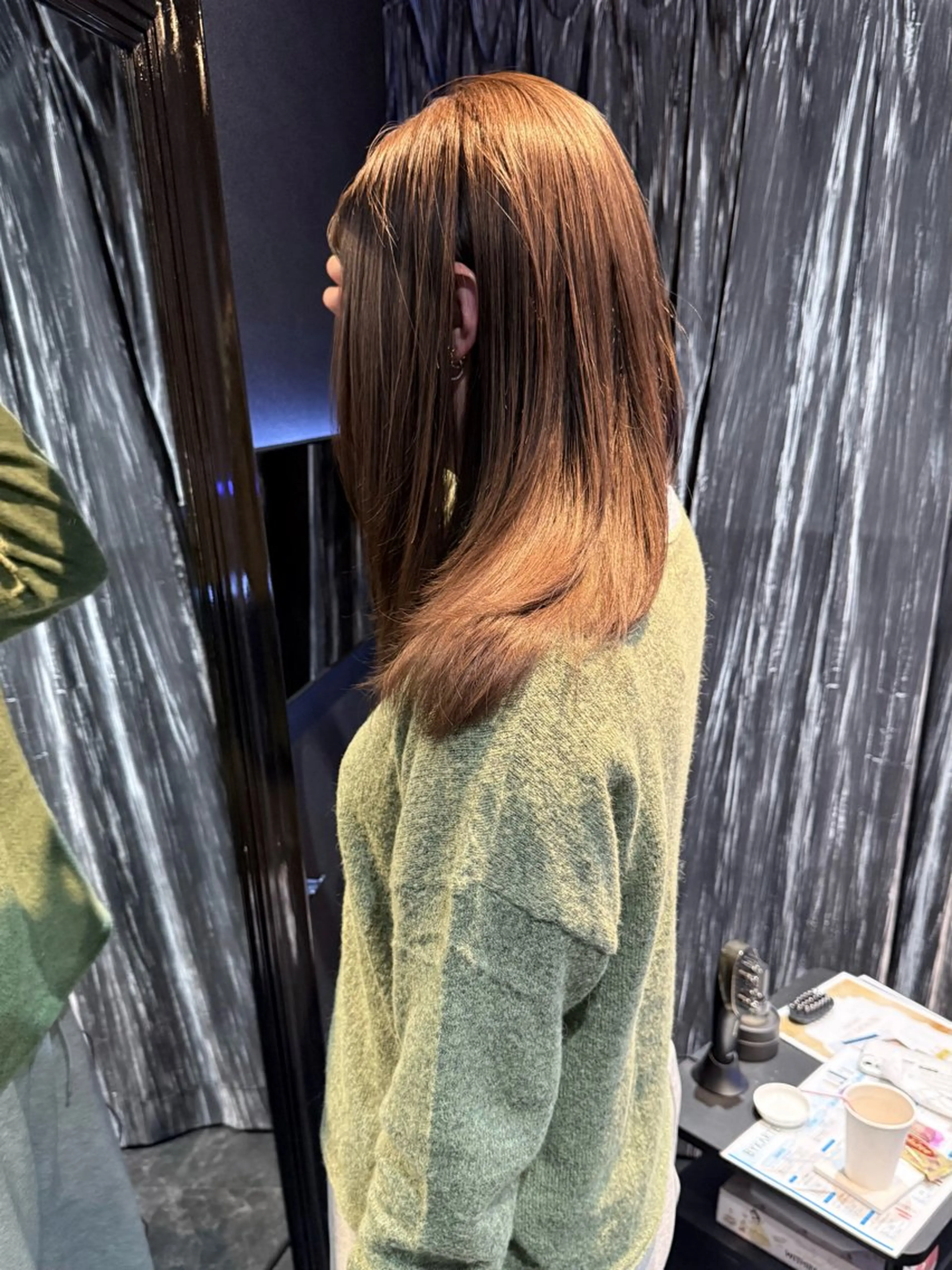 ミディアム カラー カット ヘアカラー トリートメント mai / linoah˚✧のヘアスタイル