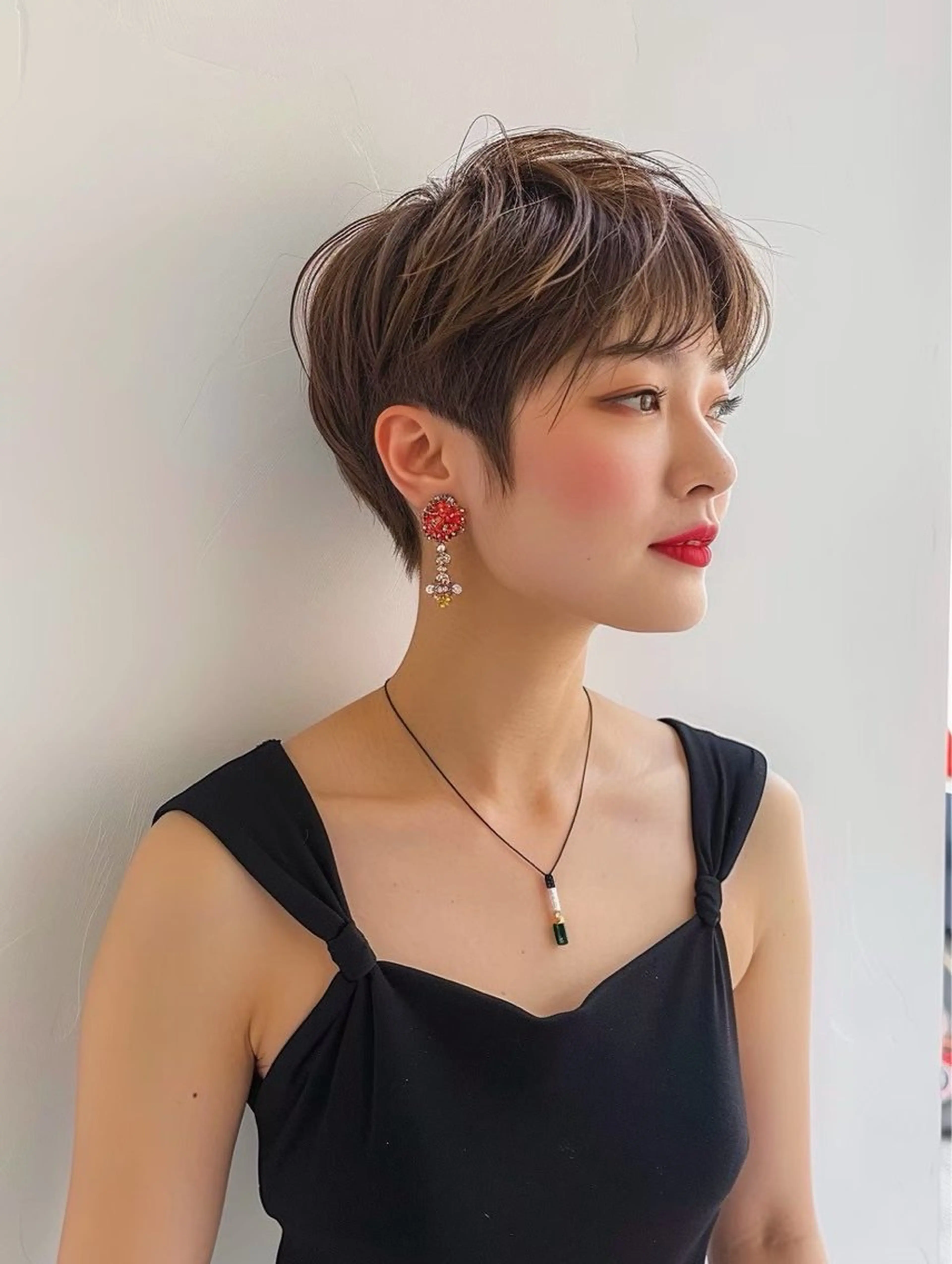 ショート natsumi🍀艶 カラー/美髪縮毛のヘアスタイル
