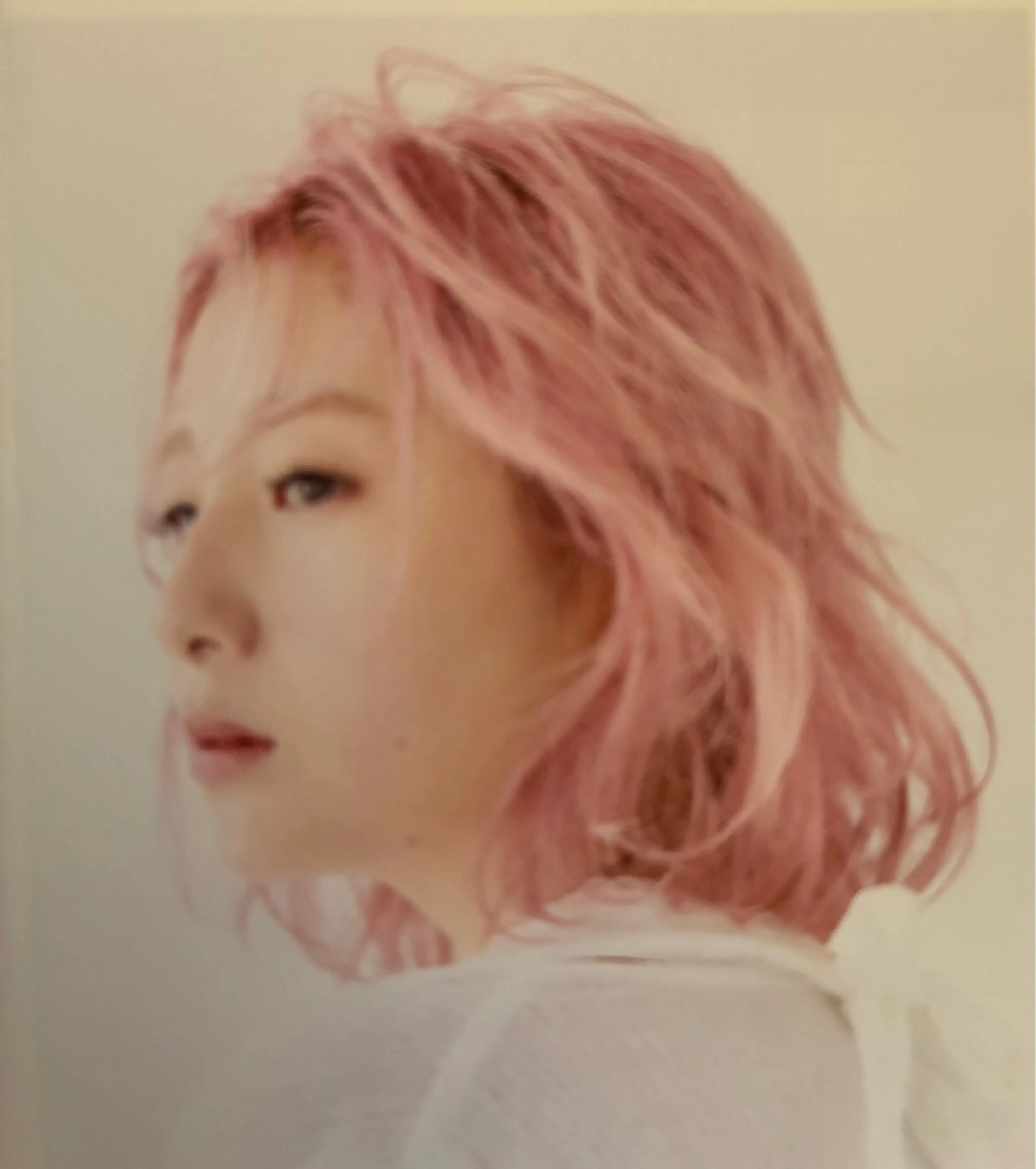 ミディアム カラー ピンクカラー ボブ 金町美容室 お洒落roomルシアのヘアスタイル