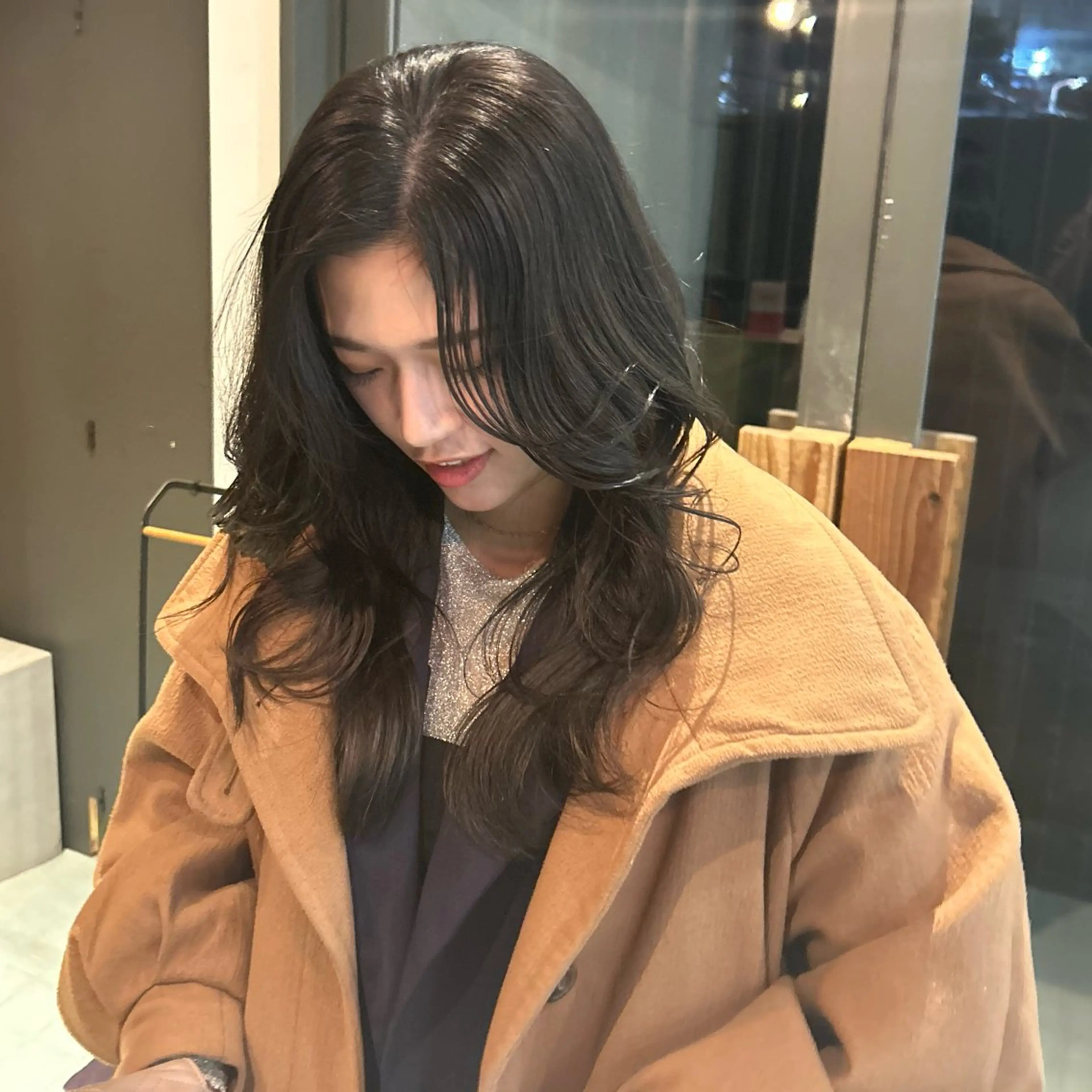 ロング カラー MUKU リカのヘアスタイル