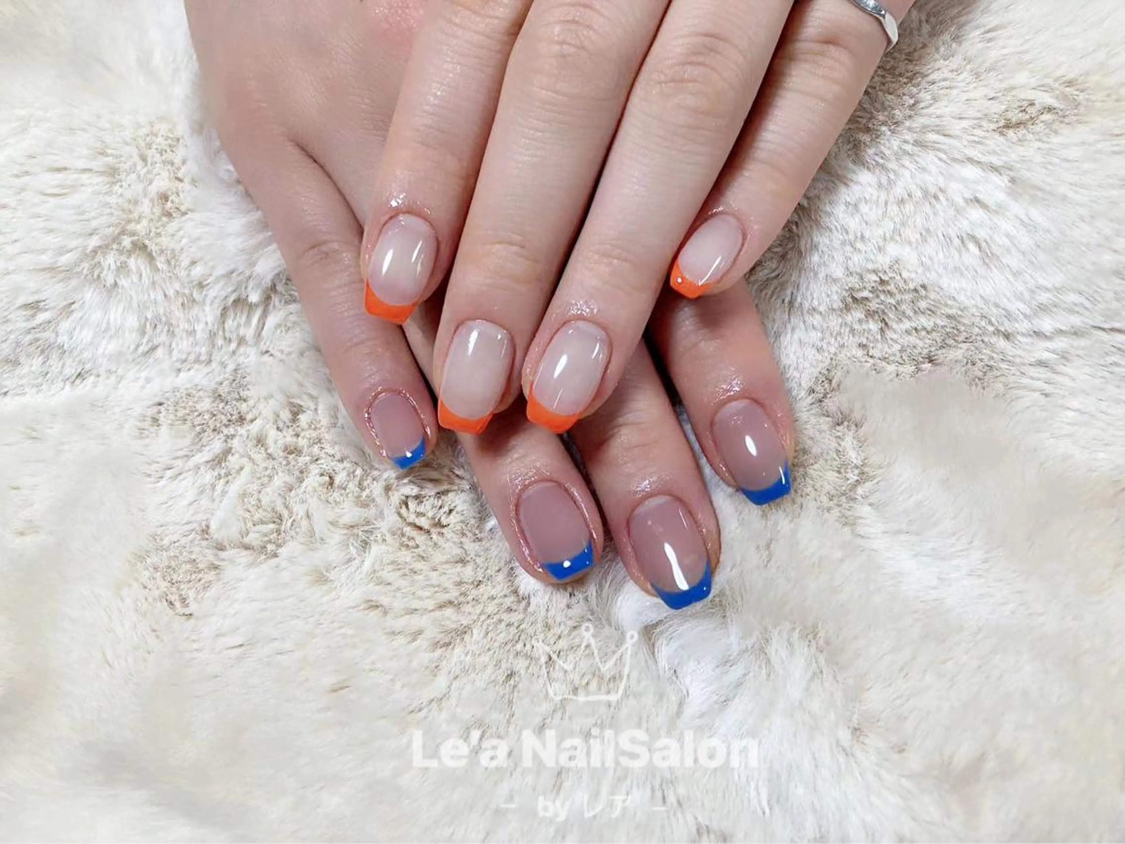 ショート カラー ネイル Le’a NailSalonのネイルデザイン