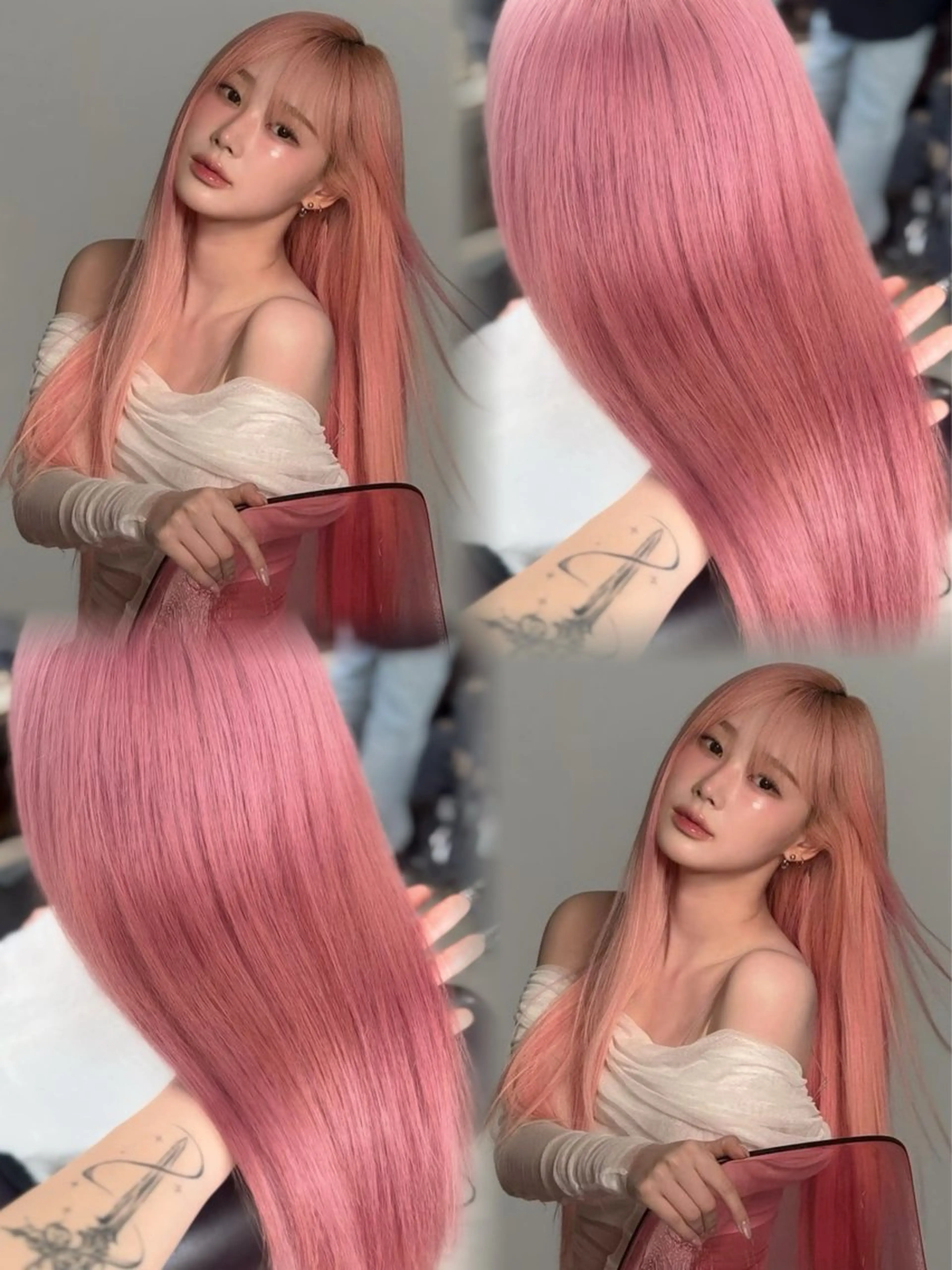 ロング カラー 🎀ハイトーン・艶 カラー HANA🎀のヘアスタイル