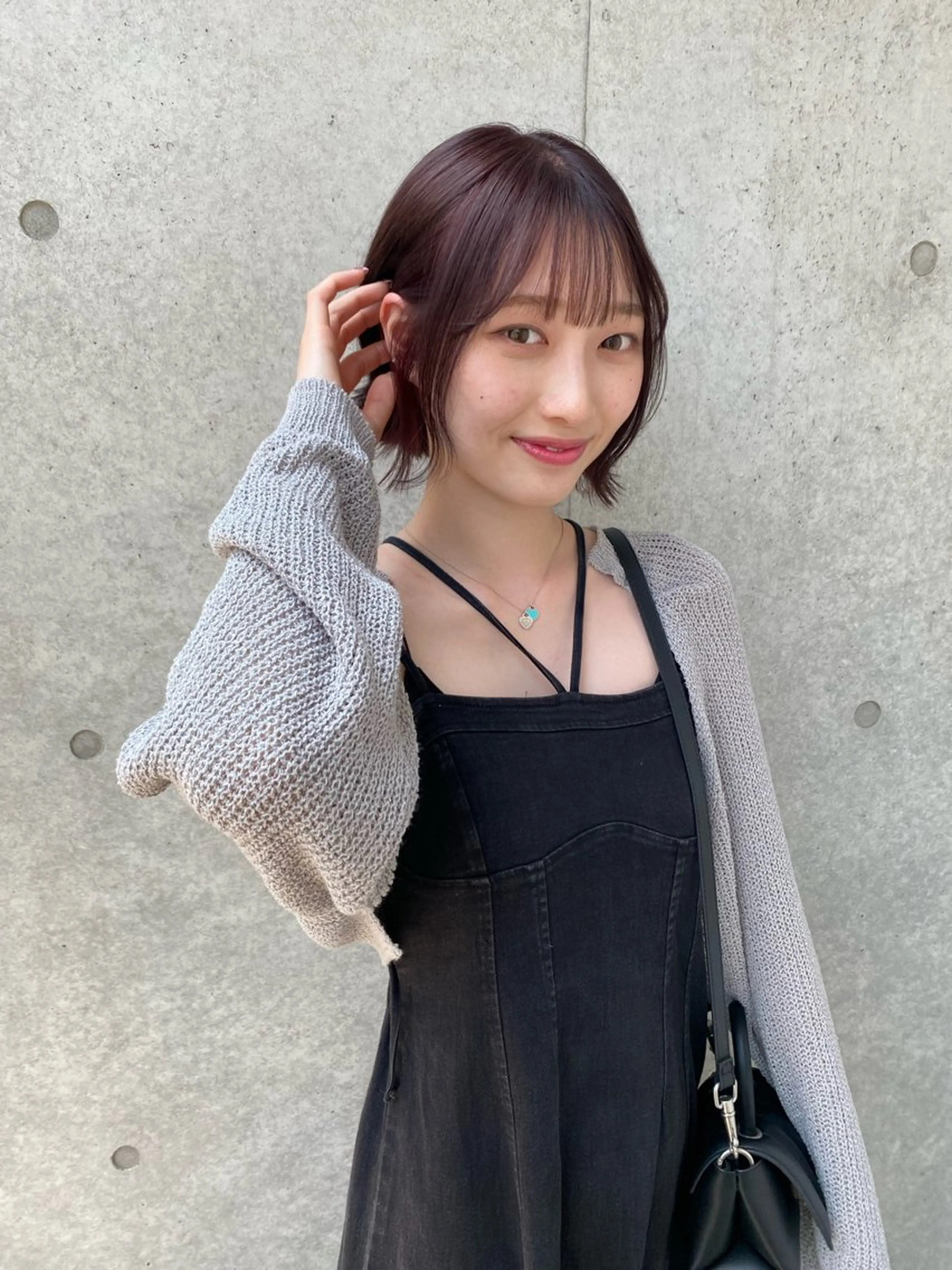 ショート カラー カット ヘアカラー レイヤー/柔色 カラー/SAkiのヘアスタイル