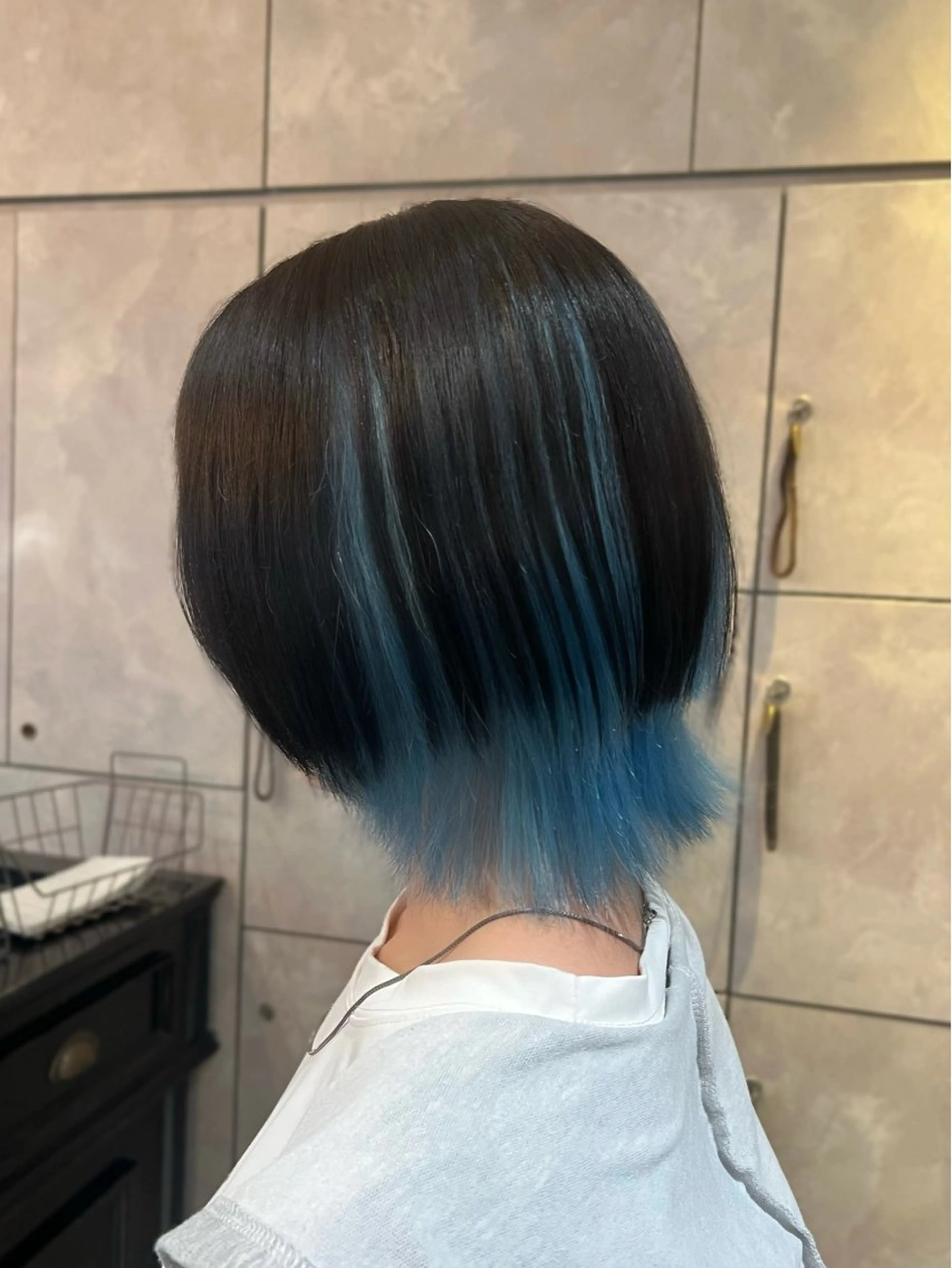 ミディアム カラー ヘアカラー トリートメント ヘアセット 🎀ハイトーン・艶 カラー HANA🎀のヘアスタイル