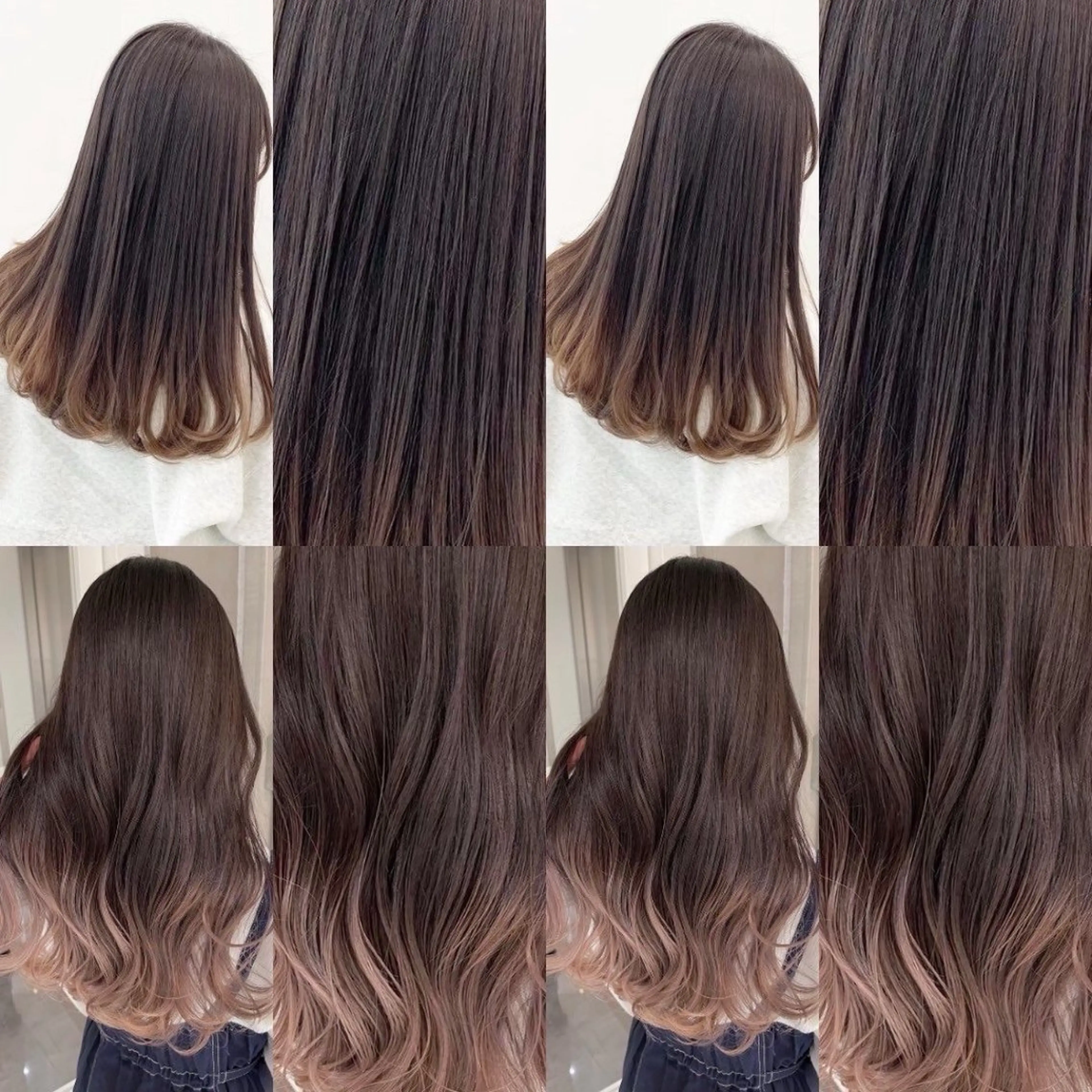 ロング カラー ヘアカラー ✨韓国艶髪✨ケア ブリーチ🫧アキラのヘアスタイル