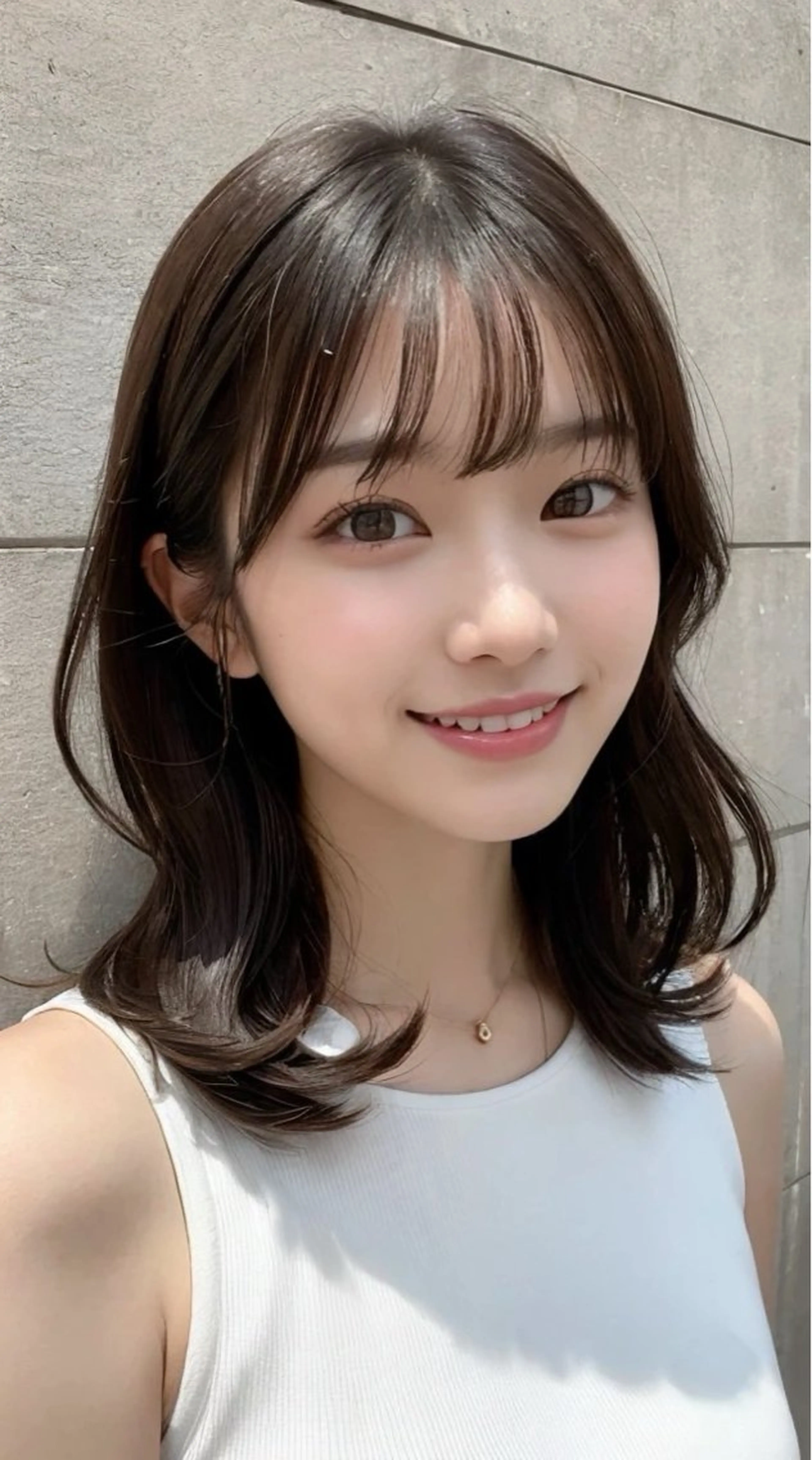 ミディアム カラー 髪質改善 韓国ヘア🤍ワンホン 🤍あやかのヘアスタイル