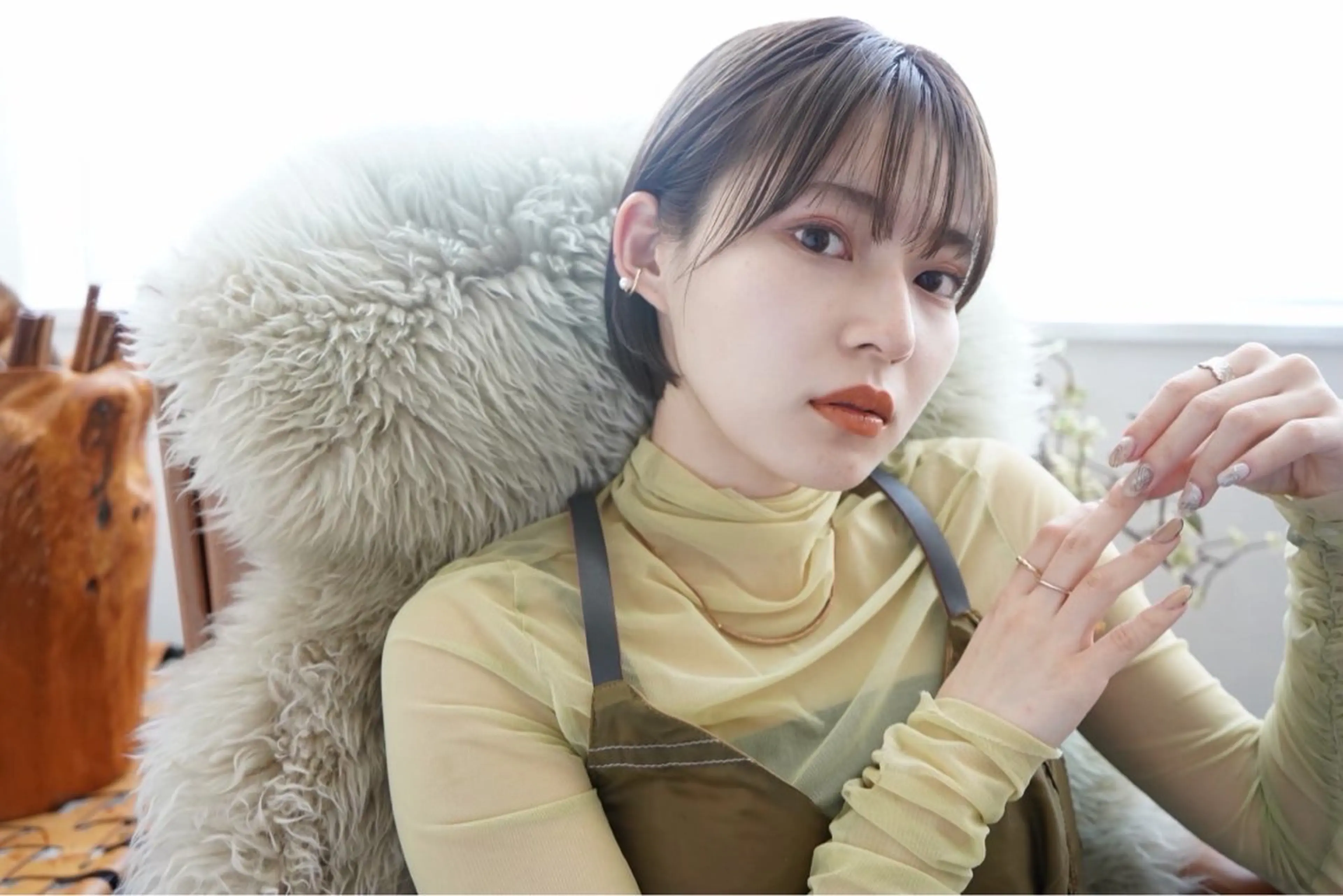 ショート 草野ゆずき⌇縮毛矯正 ⌇Wカラー⌇レイヤーのヘアスタイル