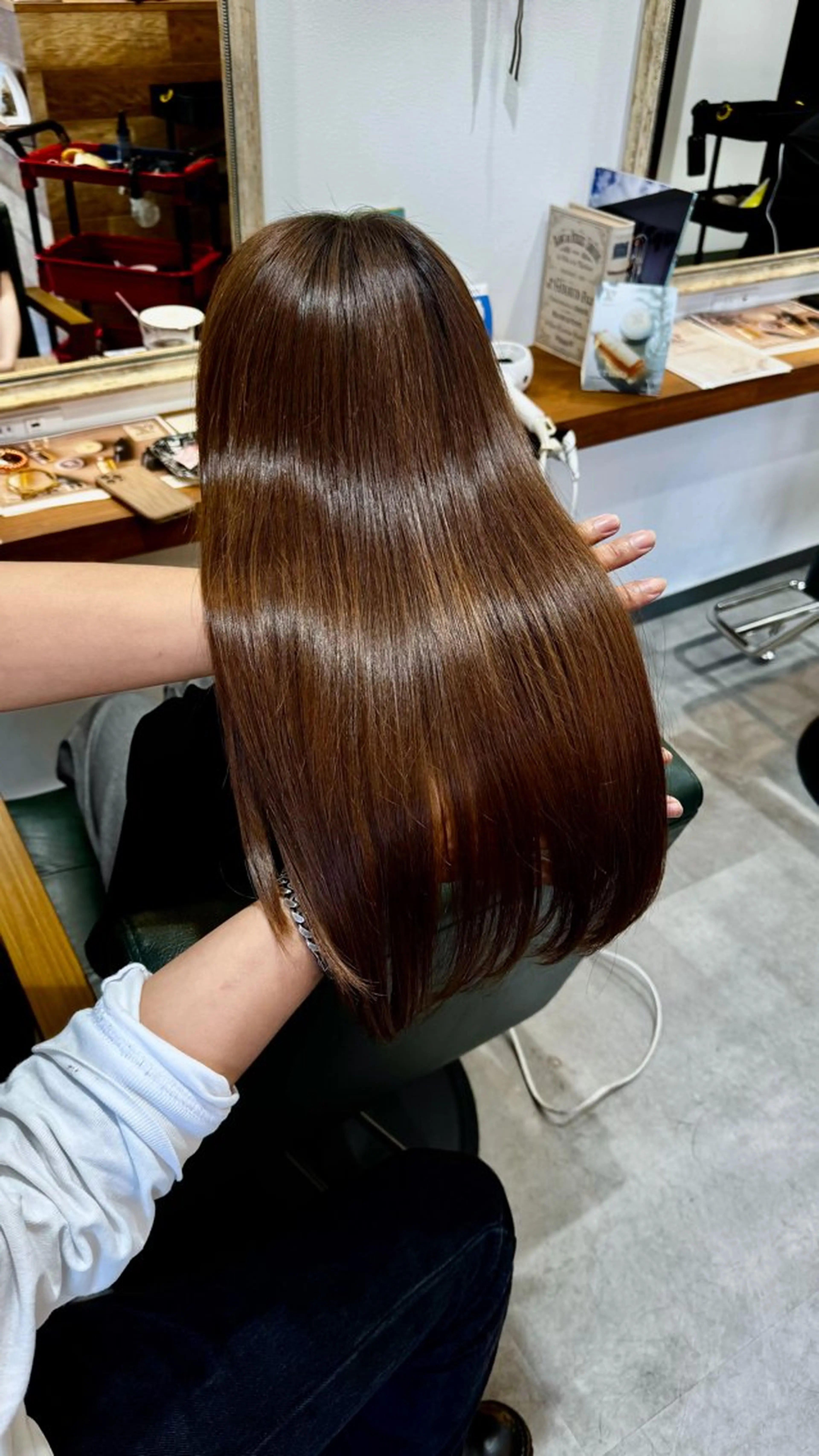 ロング 前園 未歩のヘアスタイル