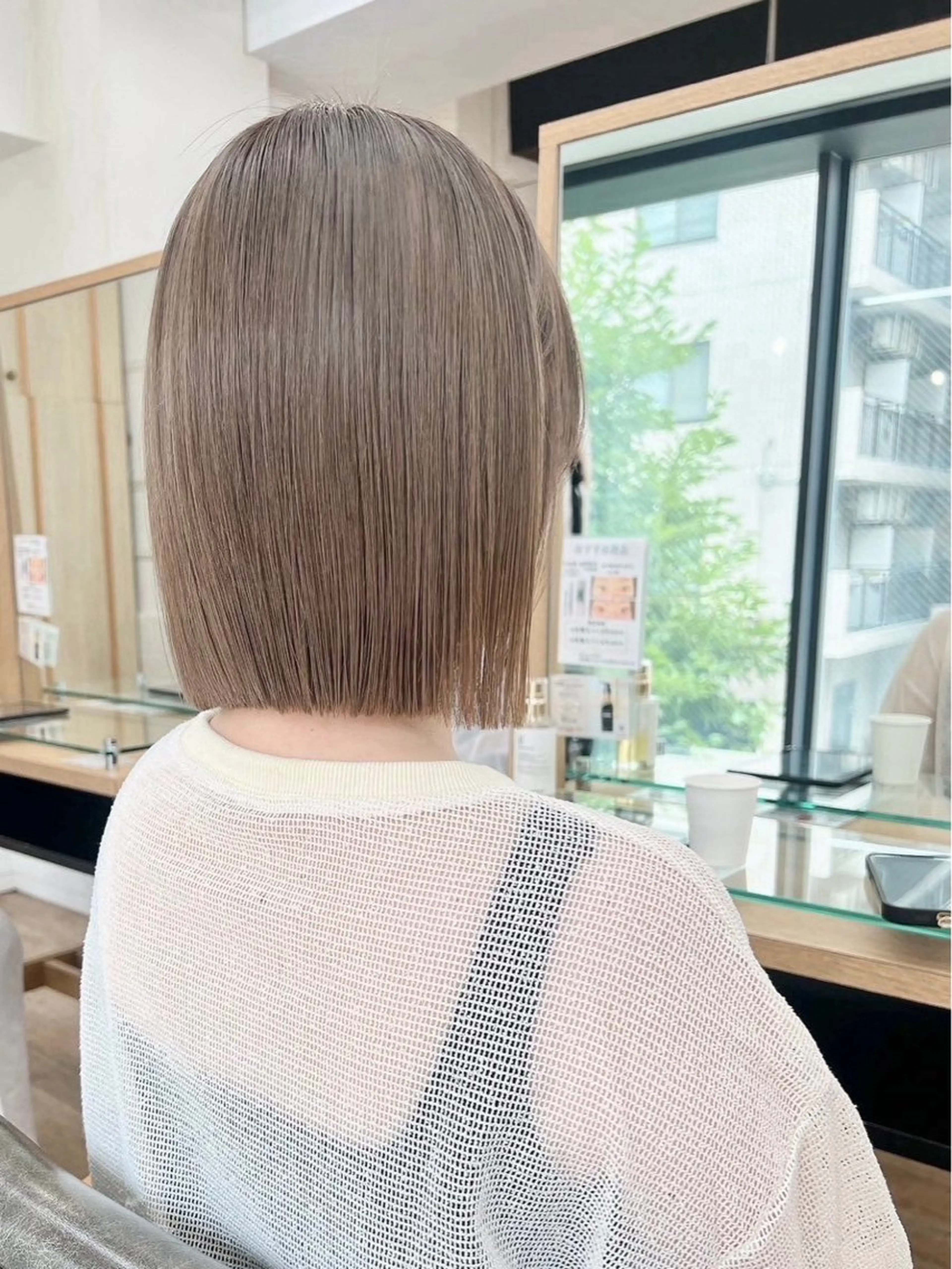 ミディアム カラー カット ヘアカラー 🎀オタク美容師艶髪 カラーERINA🎀のヘアスタイル