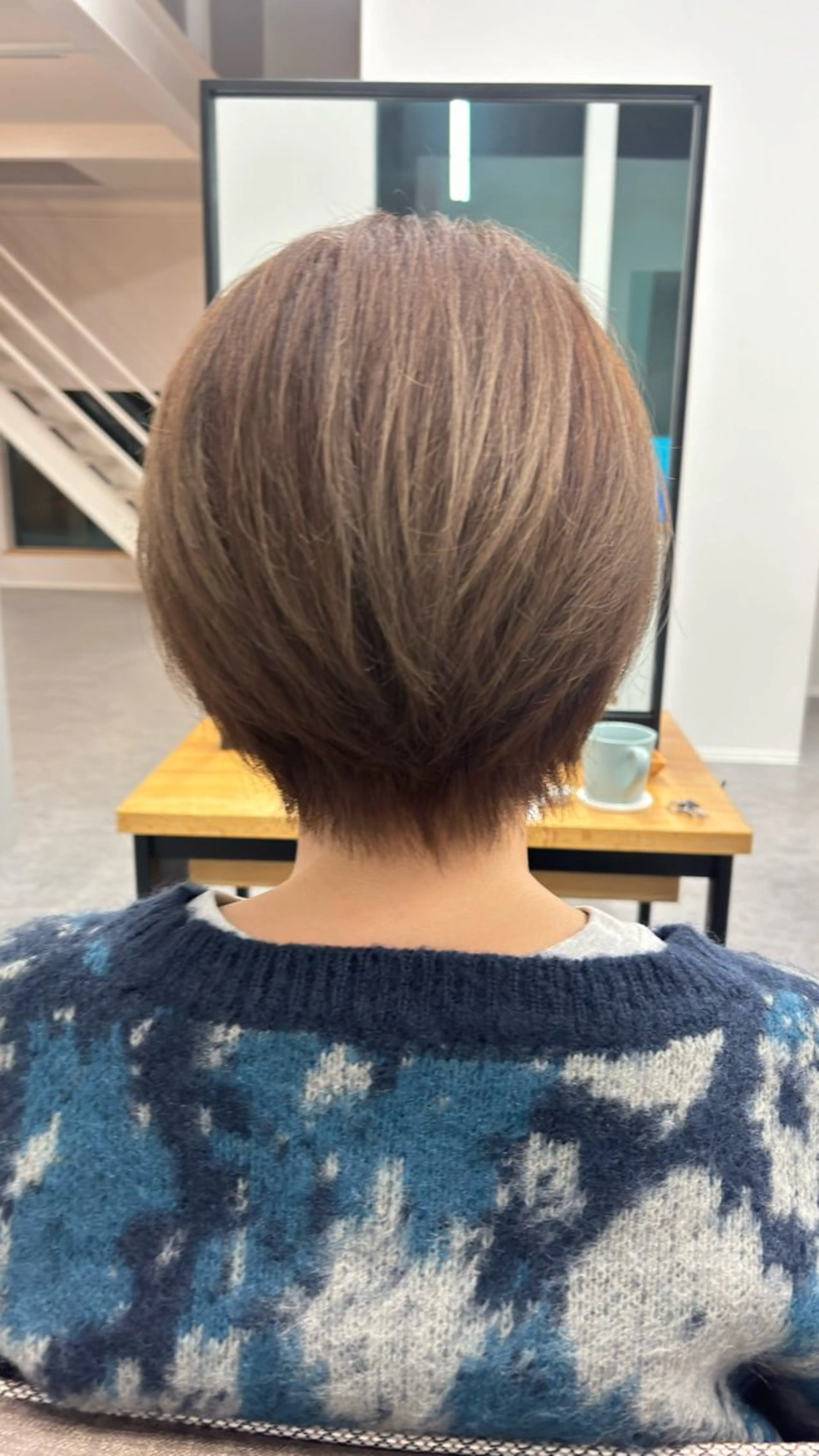 ショート カラー アッシュ ショートヘア 松川優真 【髪質改善】のヘアスタイル