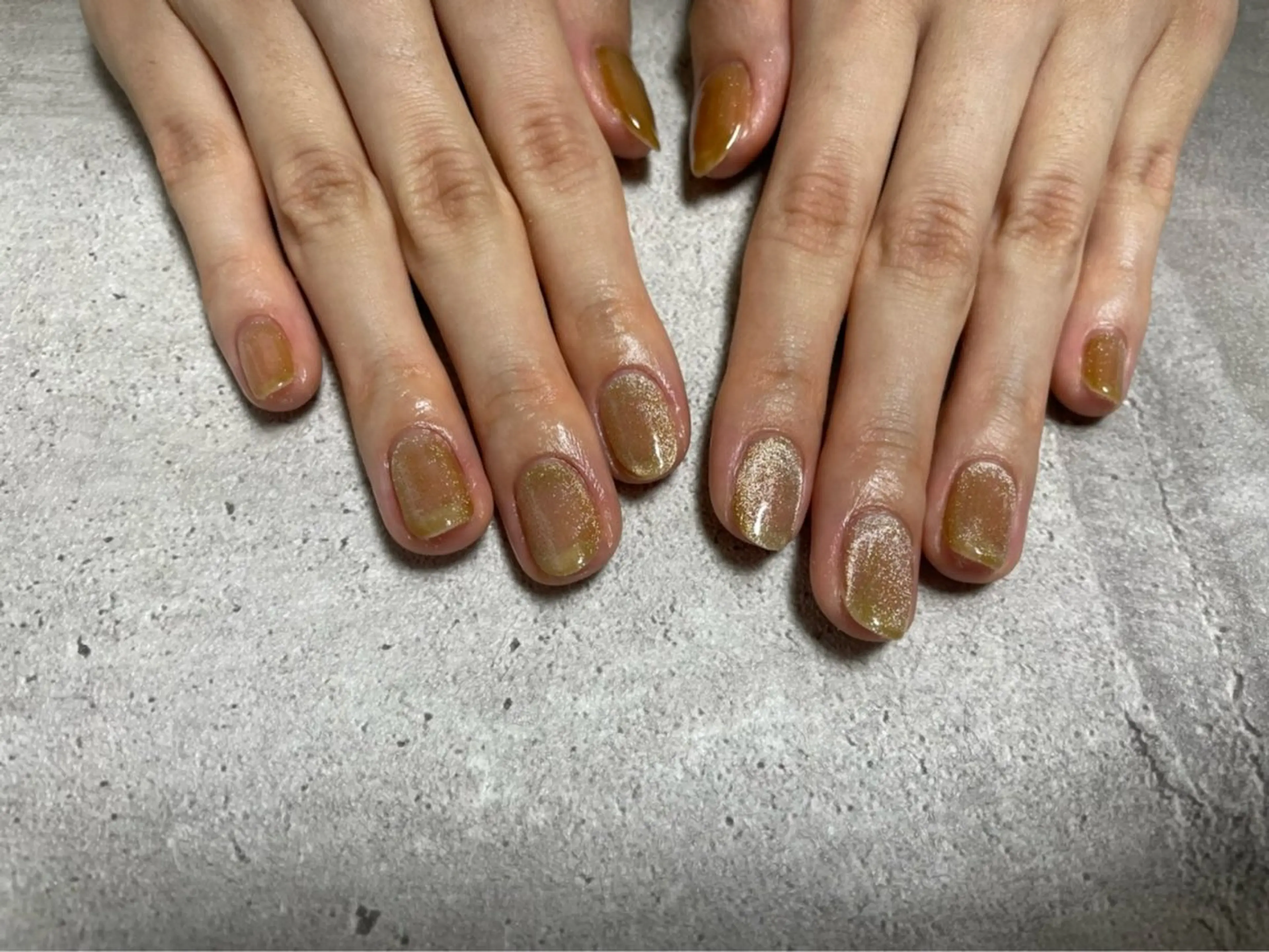 ネイル オーロラネイル フットネイル フレンチネイル ジェルネイル 韓国ネイル kikinail 溝の口のネイルデザイン