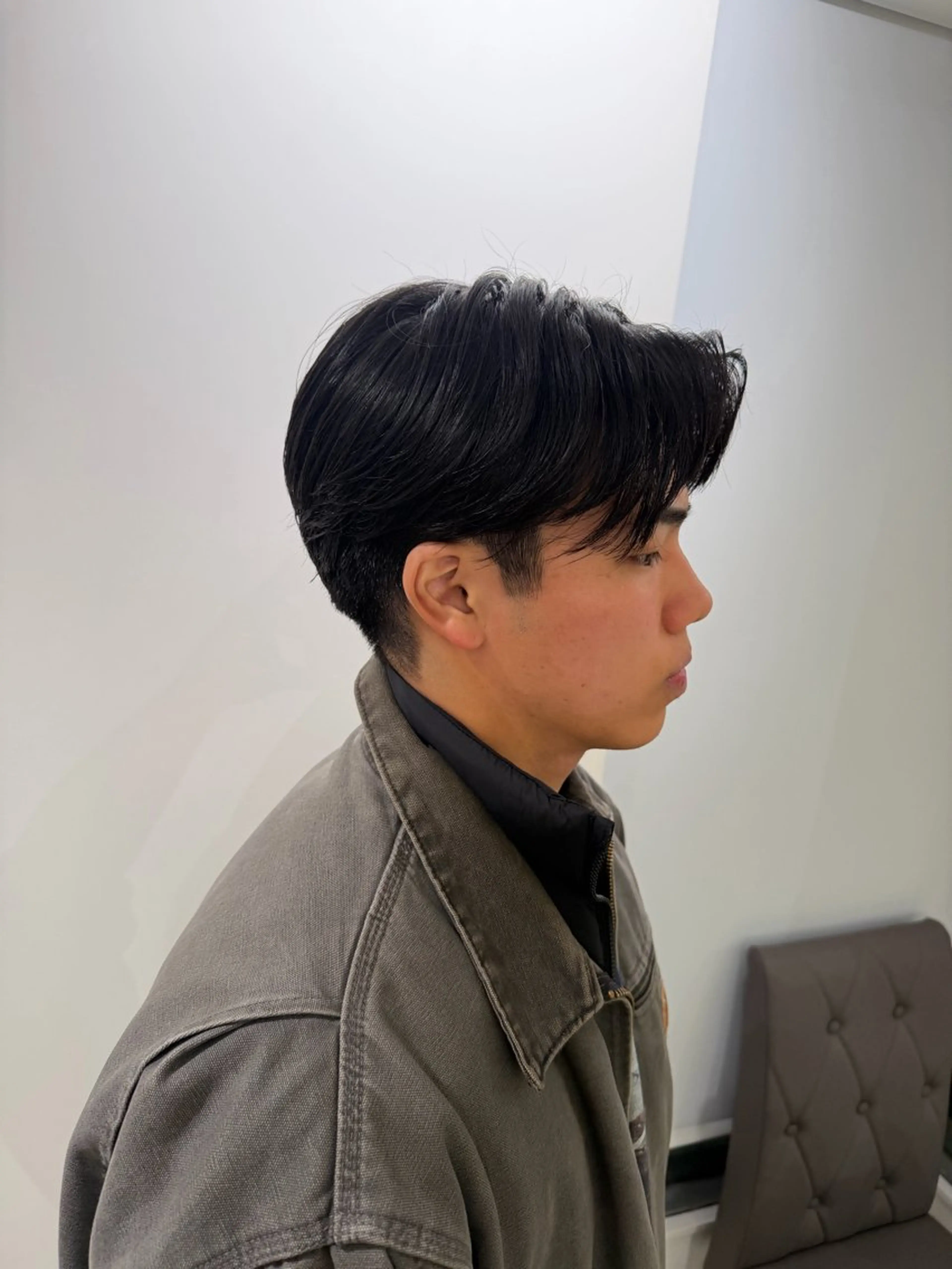 ショート メンズ センターパート メンズ韓国風 韓国風ヘア 藤森 裕人のヘアスタイル