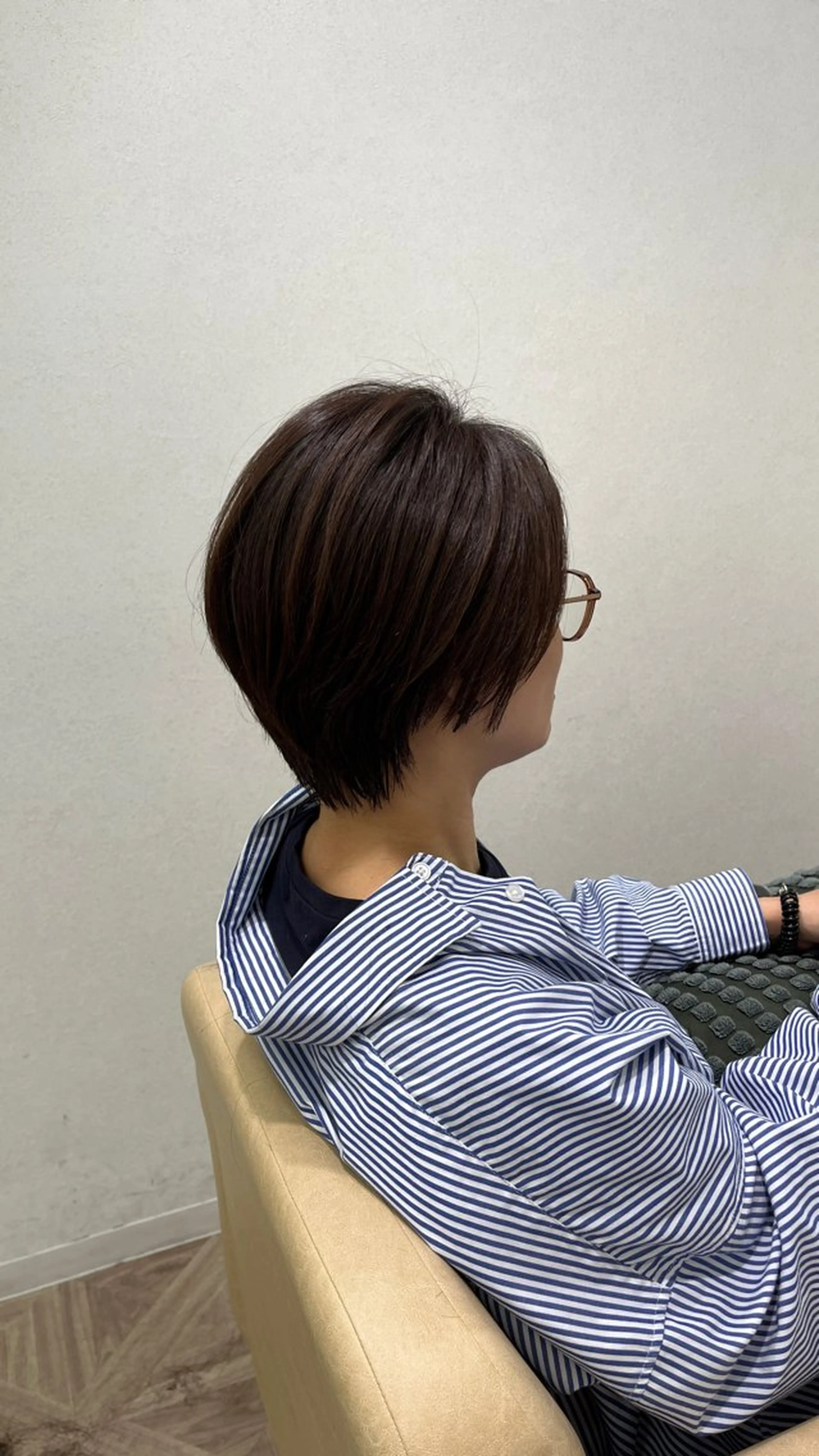 ショート カラー ショートヘア カット ヘアカラー トリートメント 阿部 美春のヘアスタイル