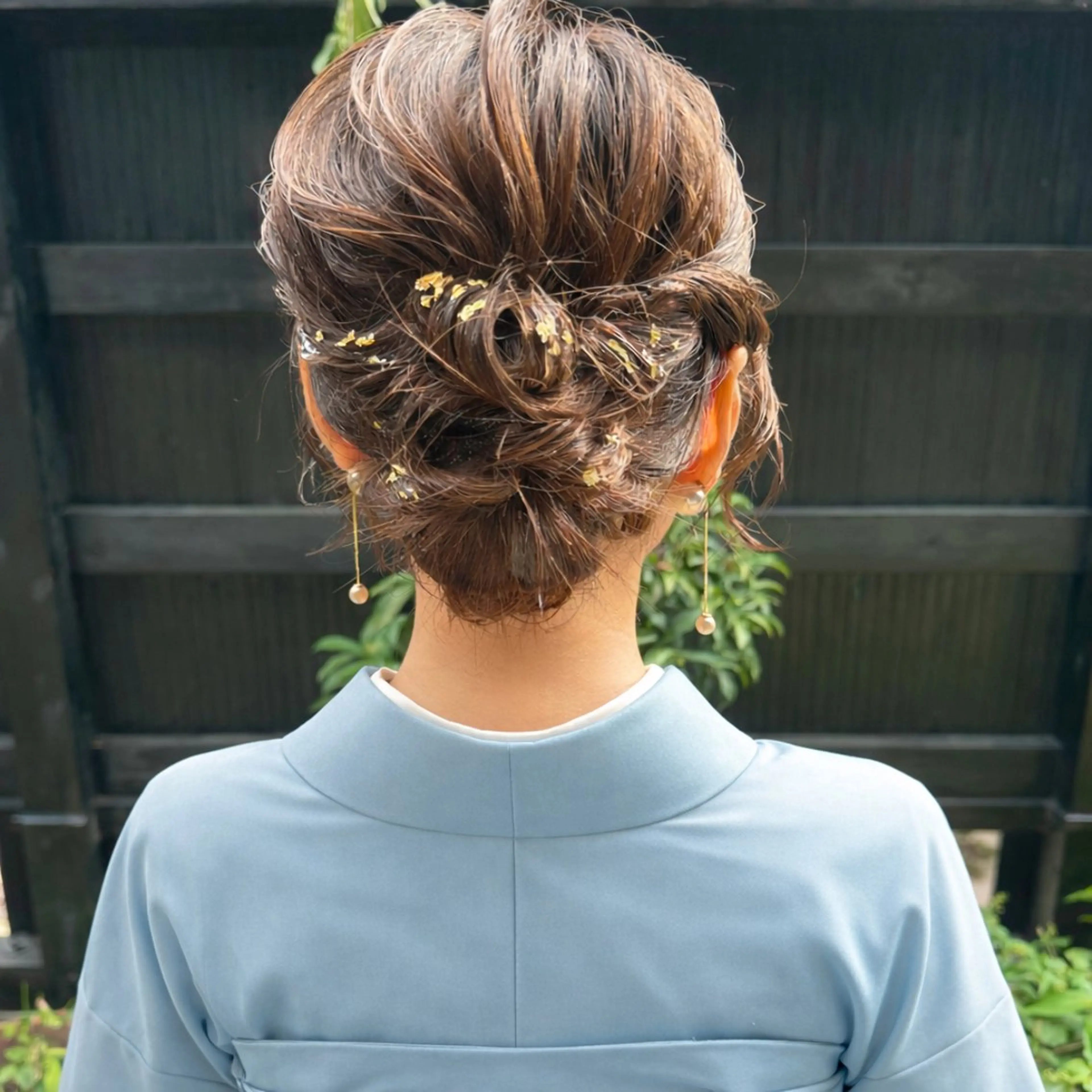 ミディアム ヘアアレンジ 🪿ｍａｉｋｏ🌿 プライベートサロンのヘアスタイル