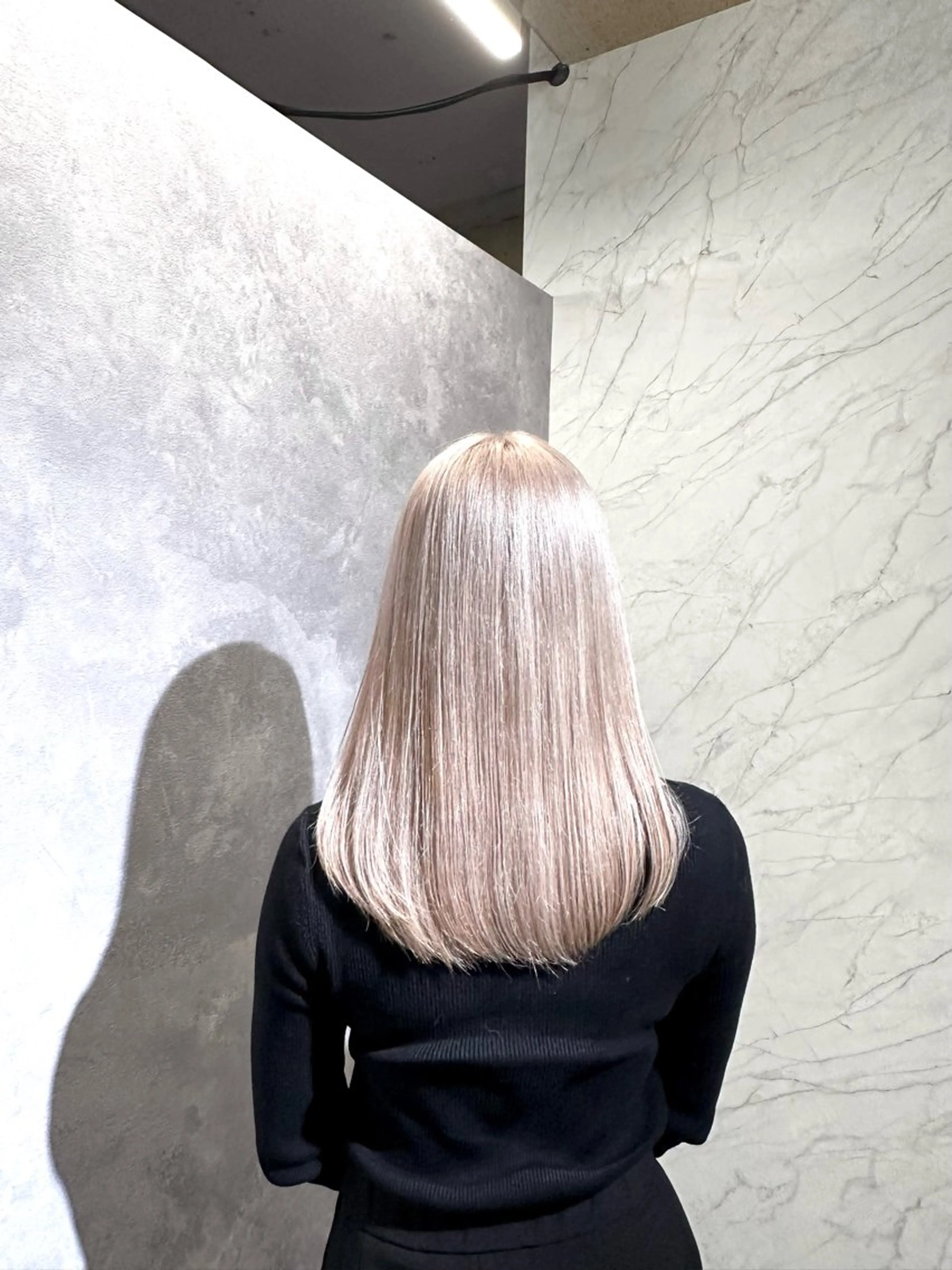 ロング ヘアカラー 中川 舞のヘアスタイル