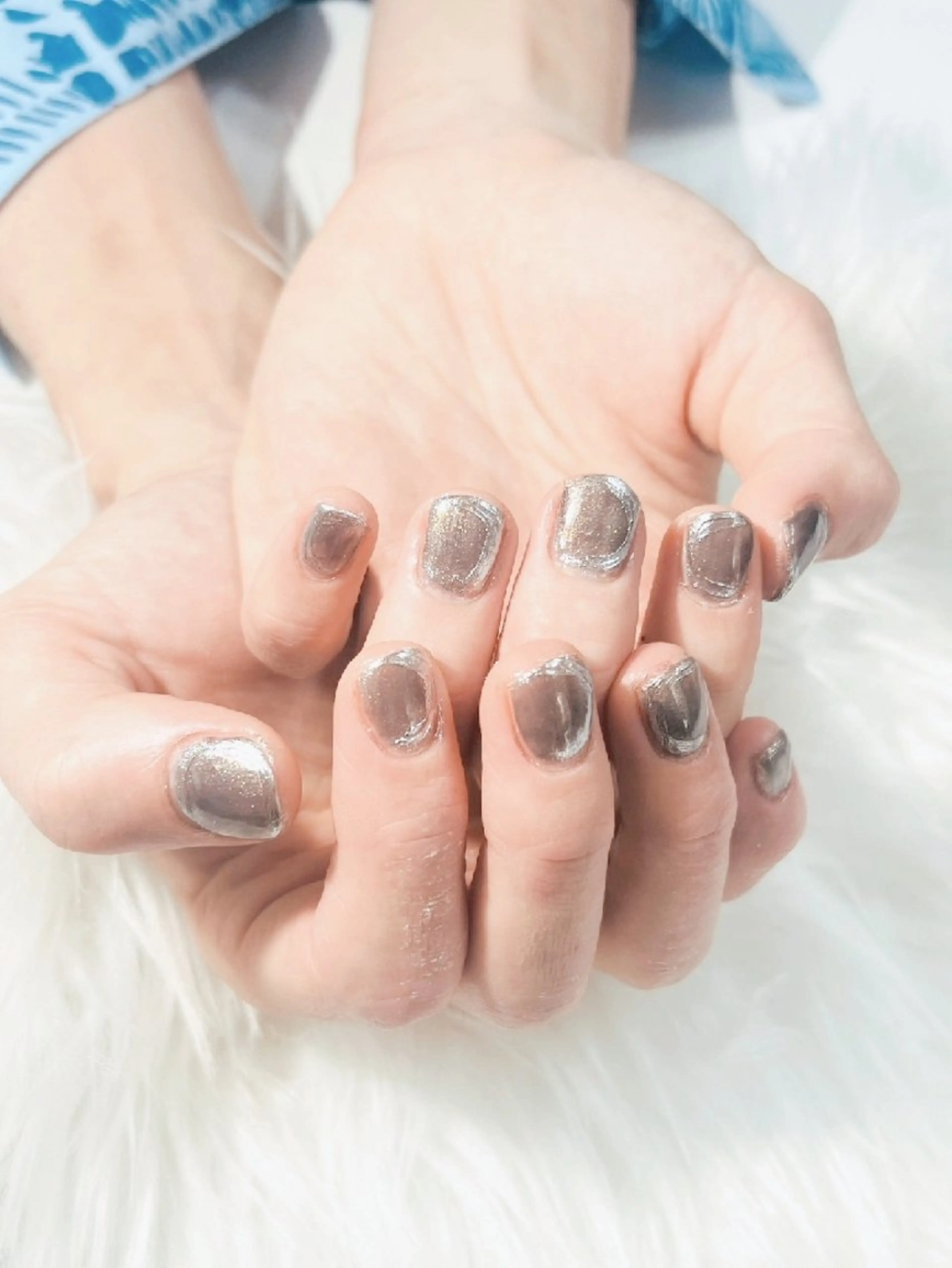 ネイル ミラーネイル Beaubie  nailサロンのネイルデザイン