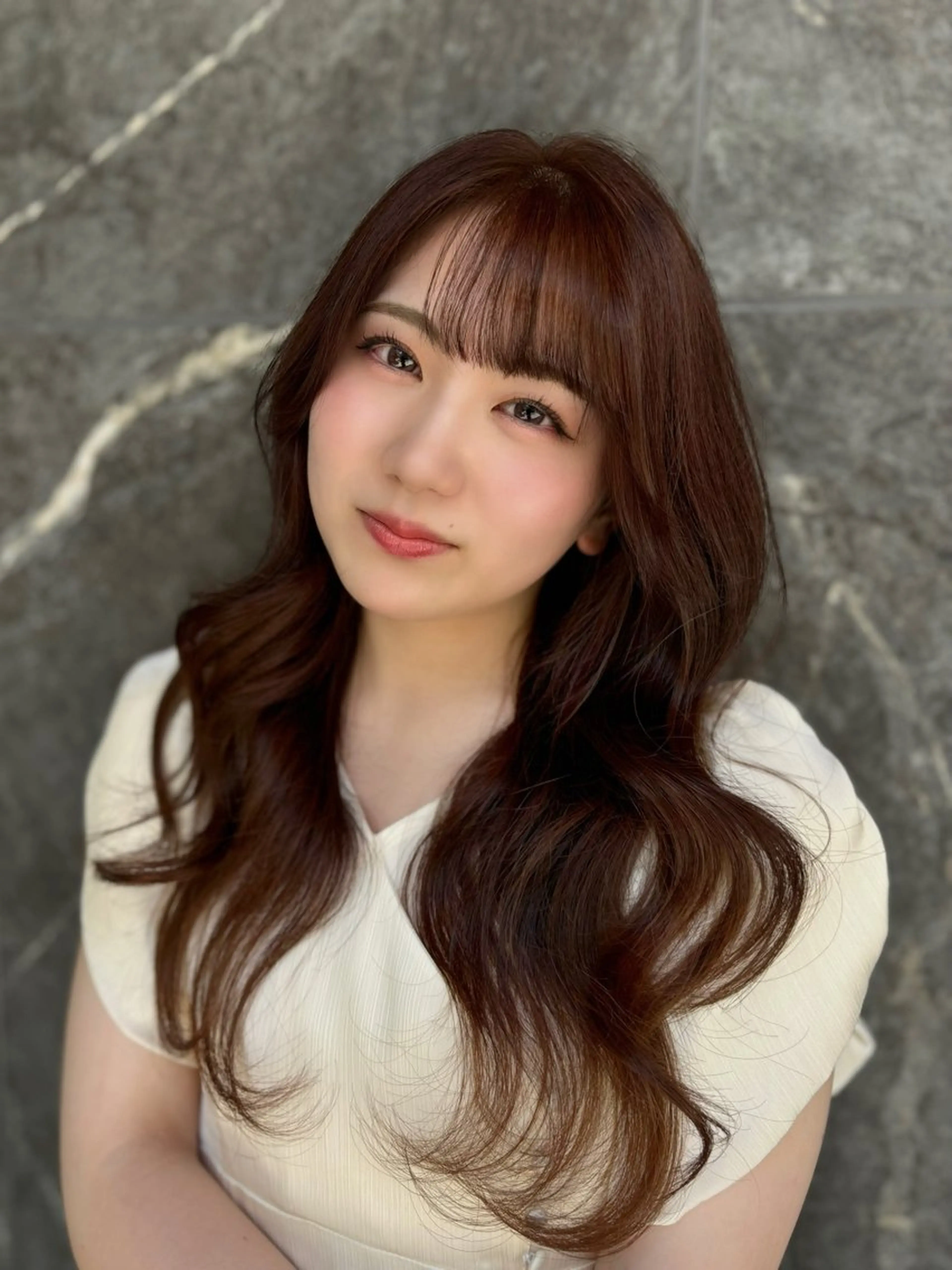 ロング カラー 森山 真衣香のヘアスタイル