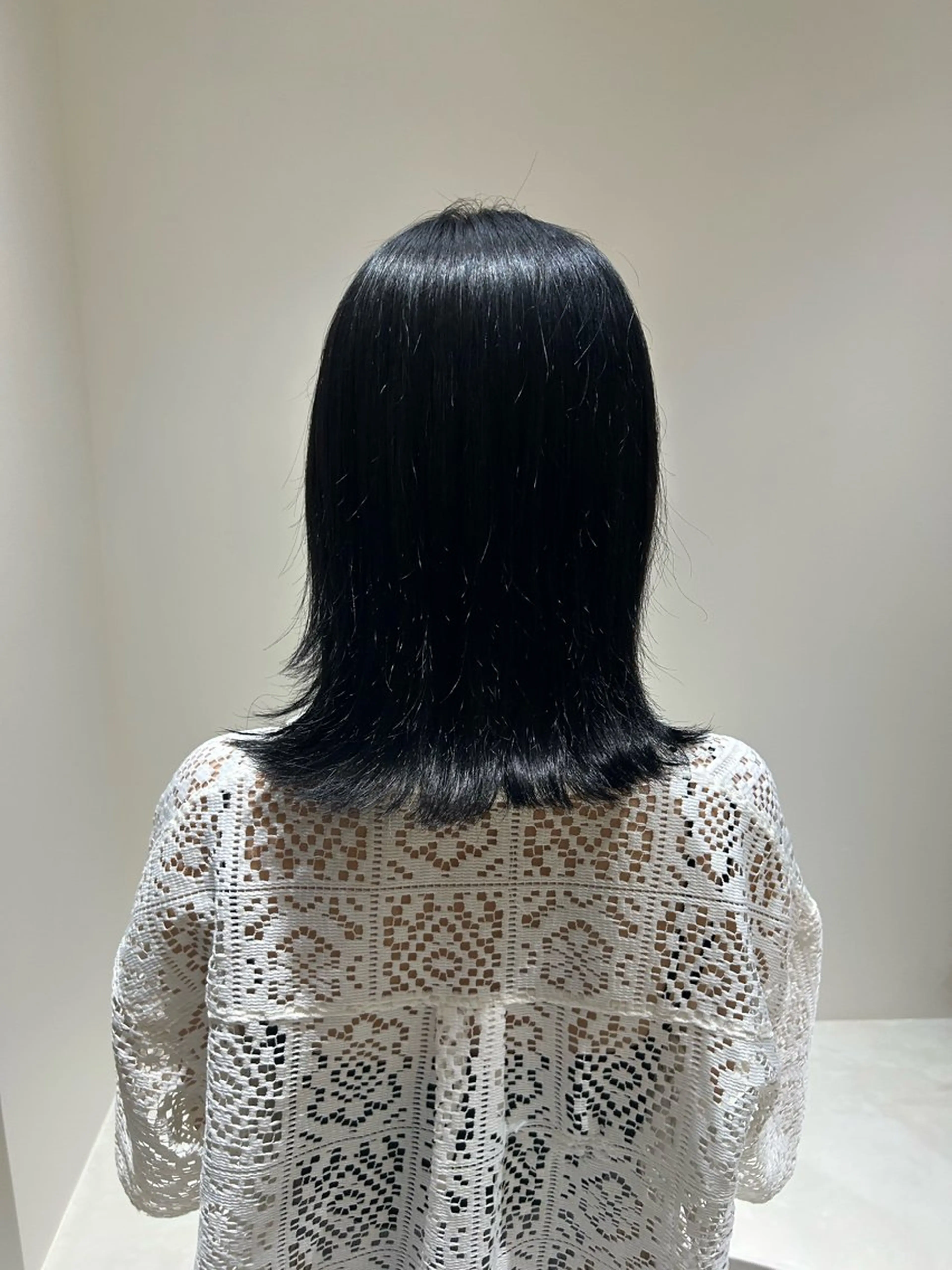 ミディアム 田中 樹奈のヘアスタイル