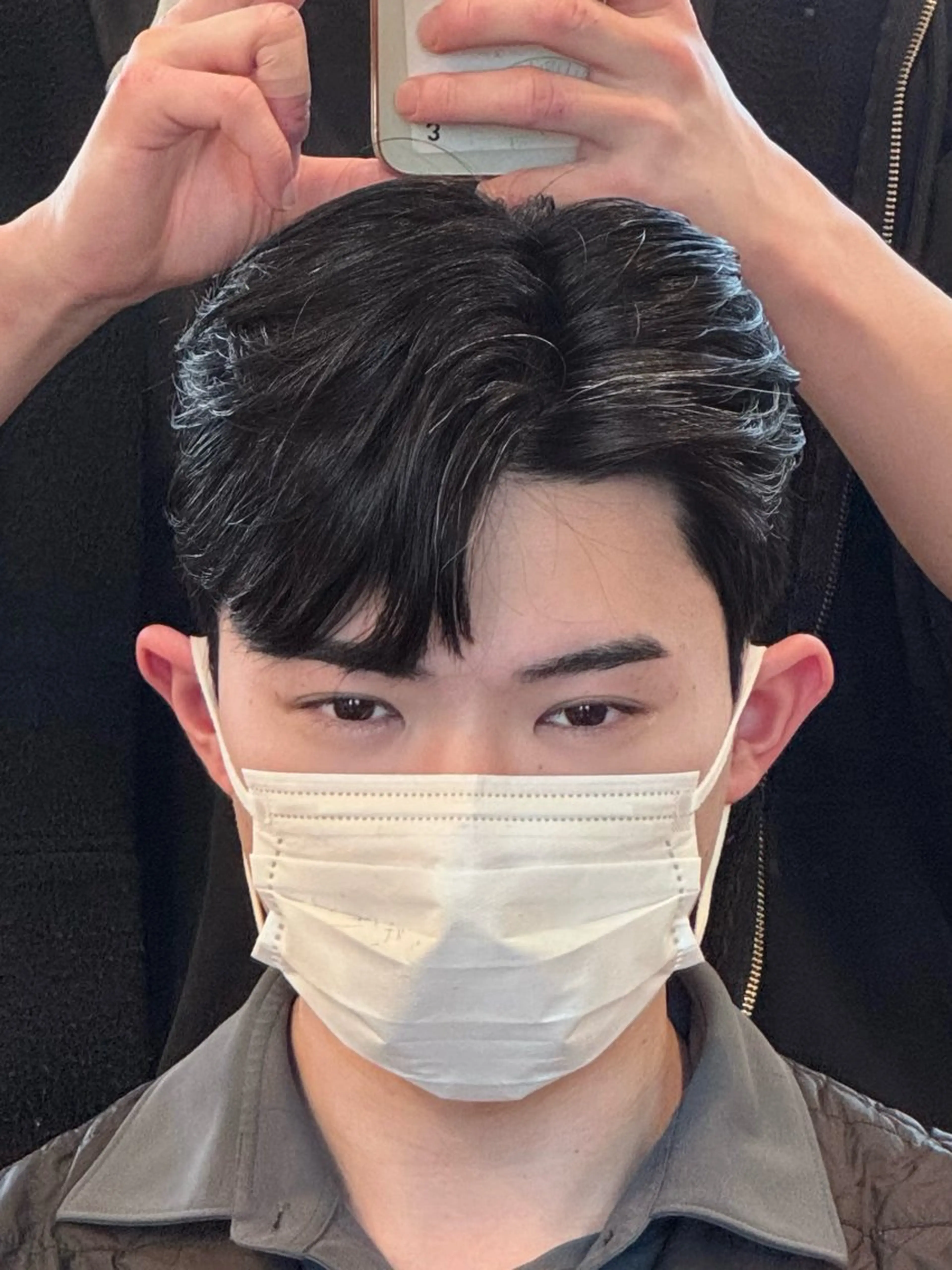 ショート パーマ メンズ メンズ韓国風 韓国風ヘア 吉祥寺/ダウンパーマ メンズ韓国ヘア/桑本のヘアスタイル