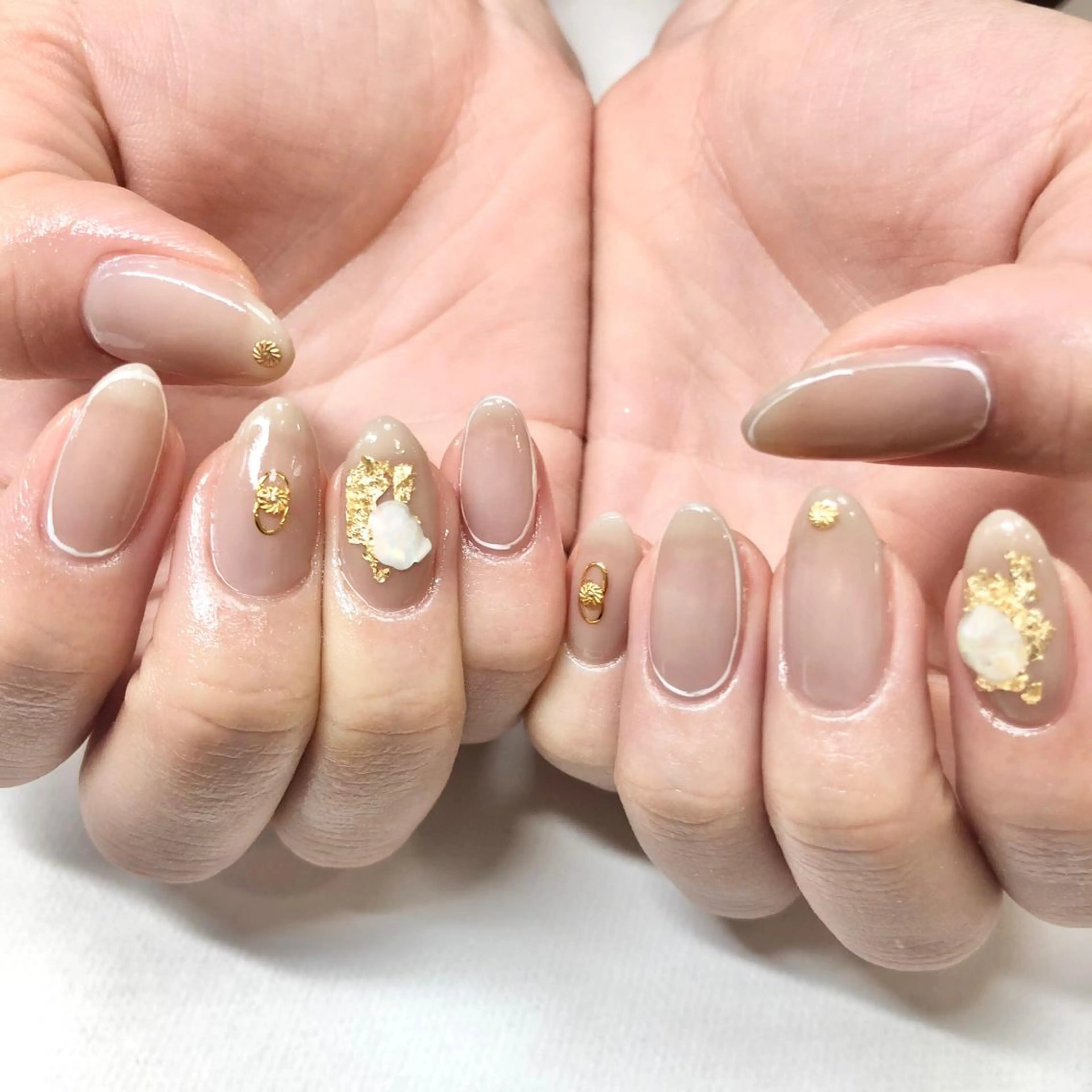 ネイル ニュアンスネイル ハンドネイル フットネイル 🎀AYAKO 🎀中韓ネイルのネイルデザイン