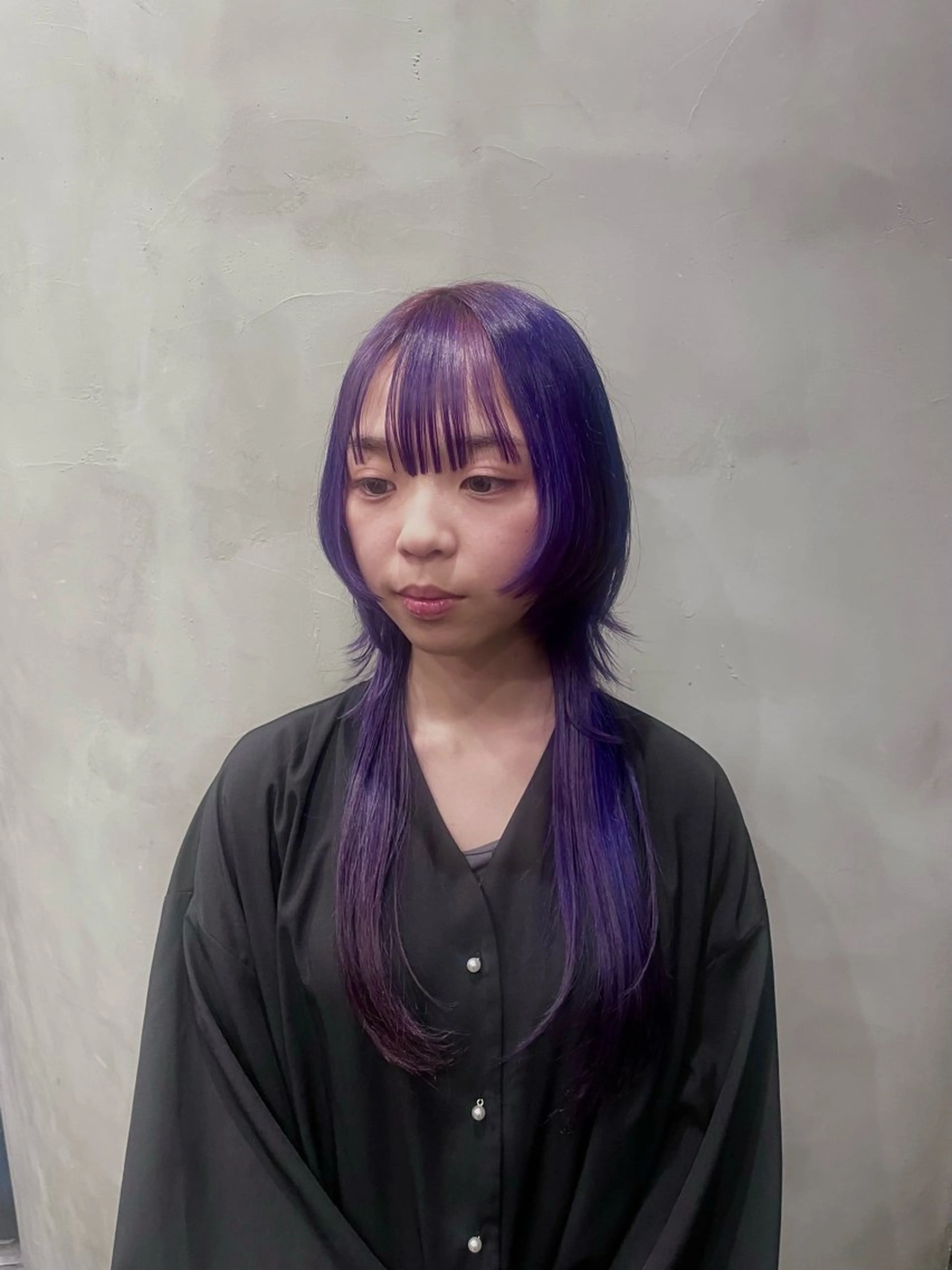 ロング カラー 髙杉 舞羽のヘアスタイル