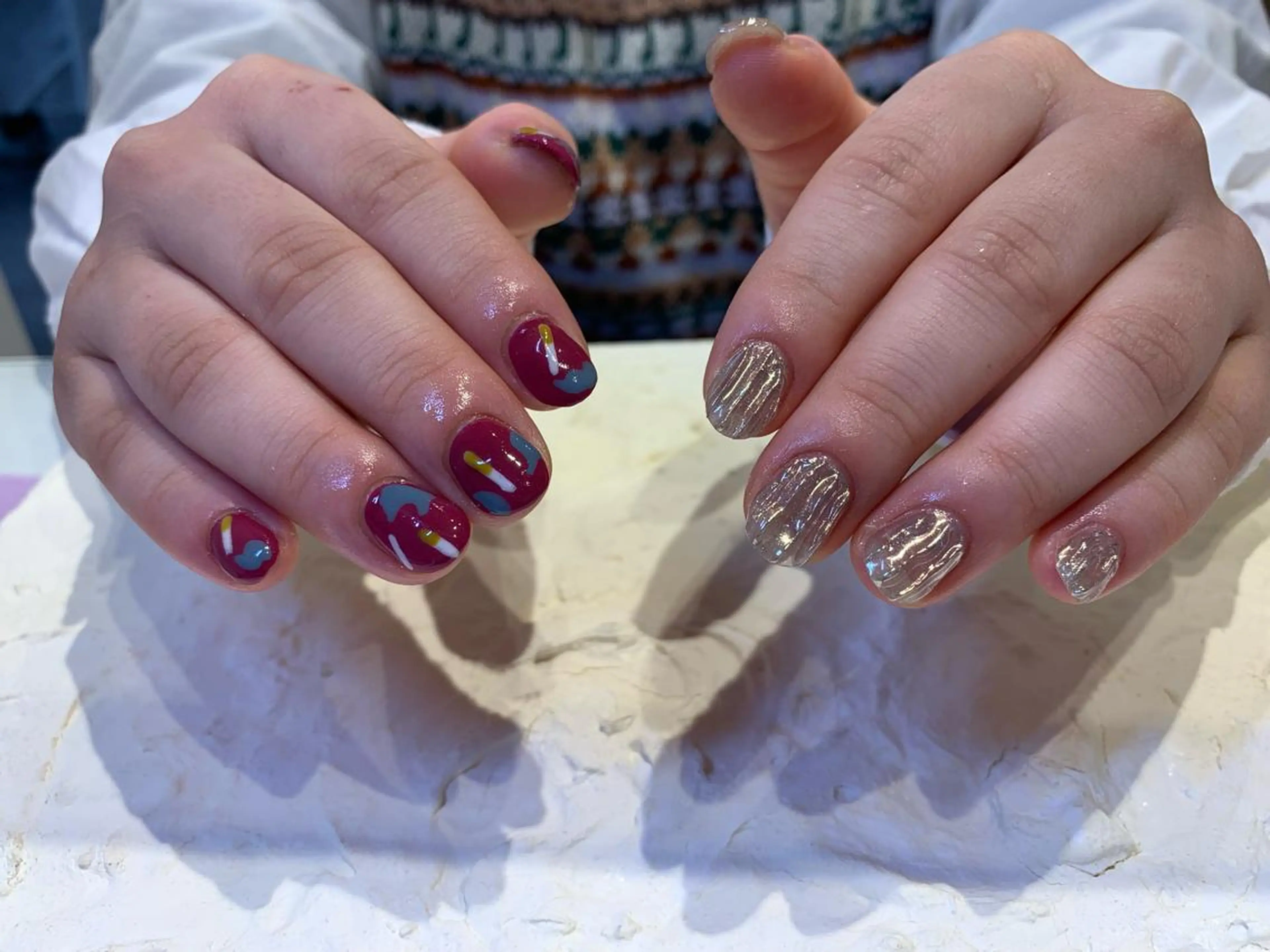 ネイル アートネイル 持ち込み マキノ ユイのネイルデザイン